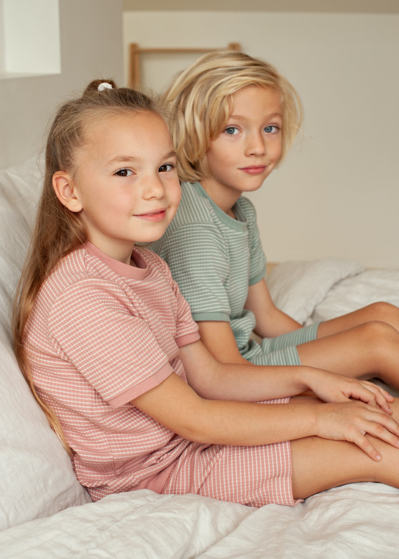 Feetje Feetje | Shortama wafel Summer Special - Mauve