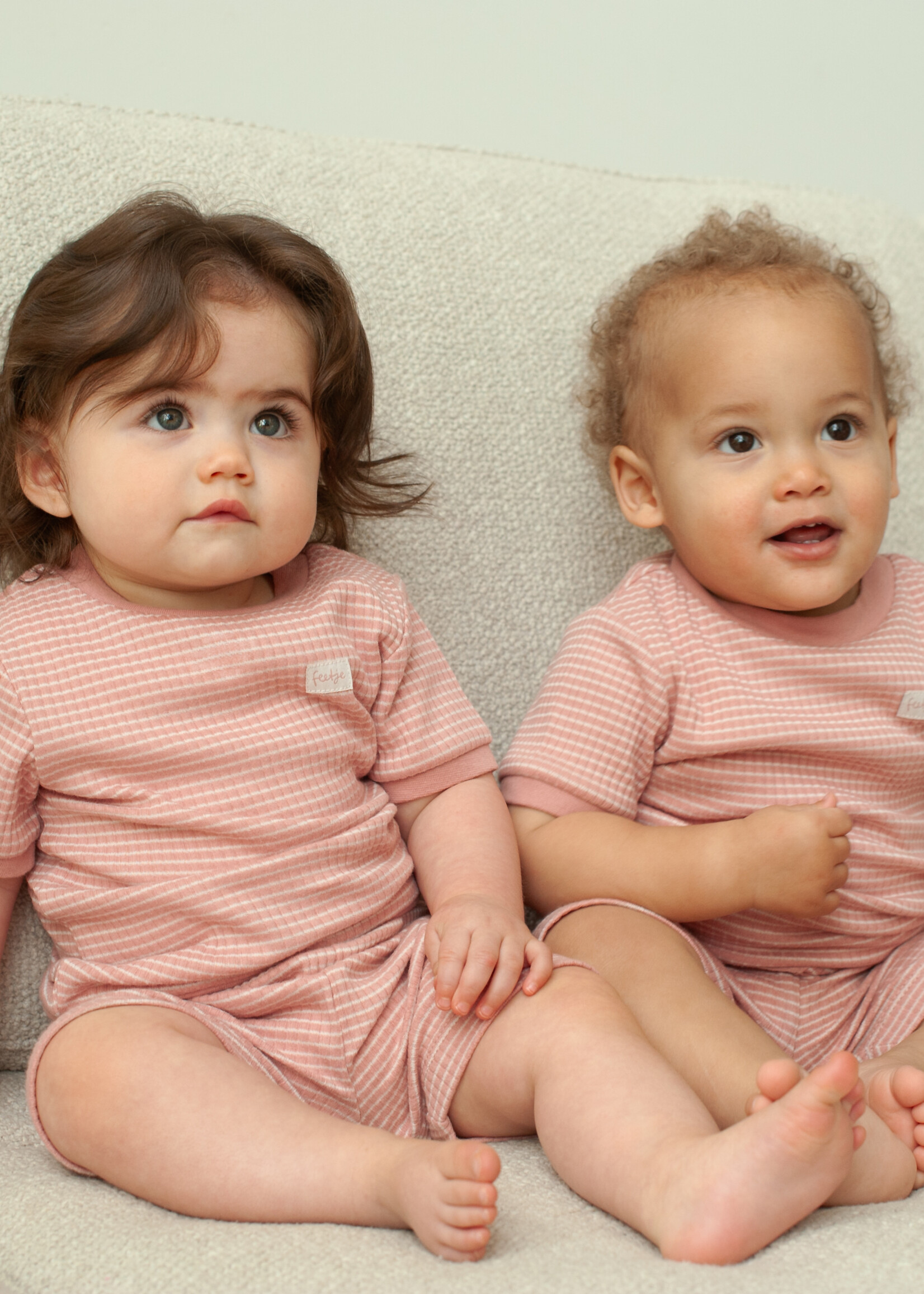 Feetje Feetje | Shortama wafel  Summer Special - Mauve