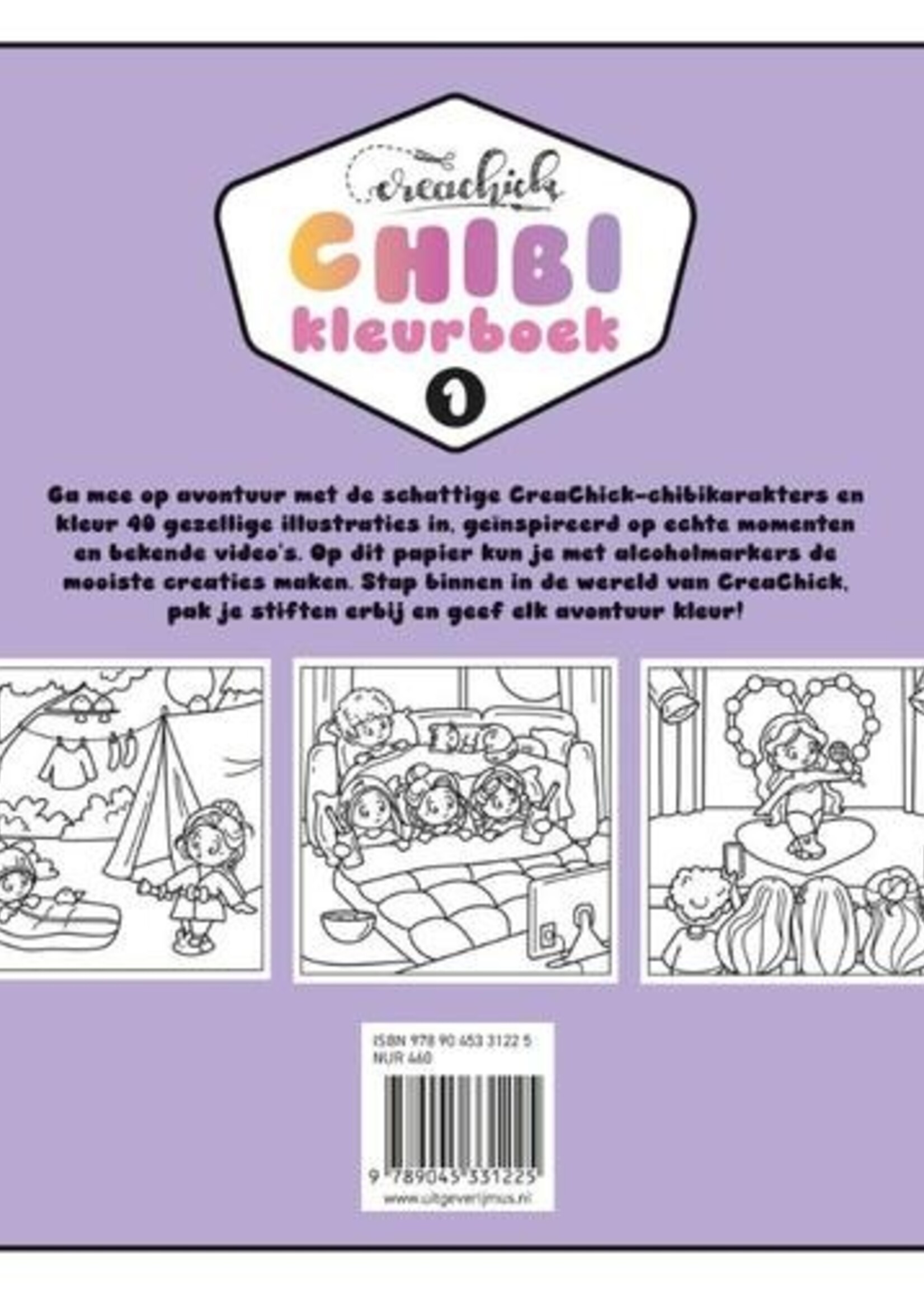 Creachick Chibi Kleurboek 1