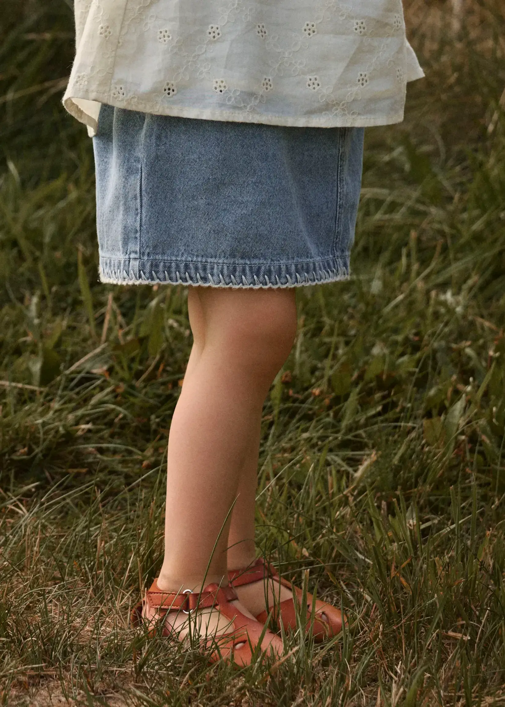 Lil’ Atelier Lil'Atelier | NMFFUNDA loose dnm skirt 5552-FD lil - Medium Blue Denim