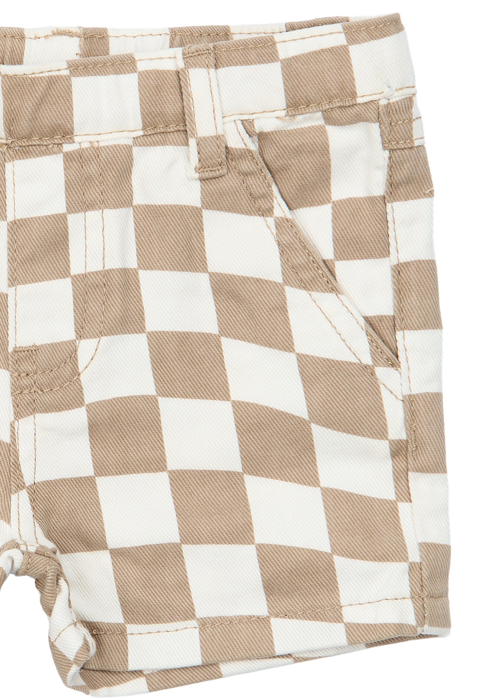 THE NEW SIBLINGS THE NEW SIBLINGS | TNSTTwill Regular Fit Denim Shorts – Humus Check