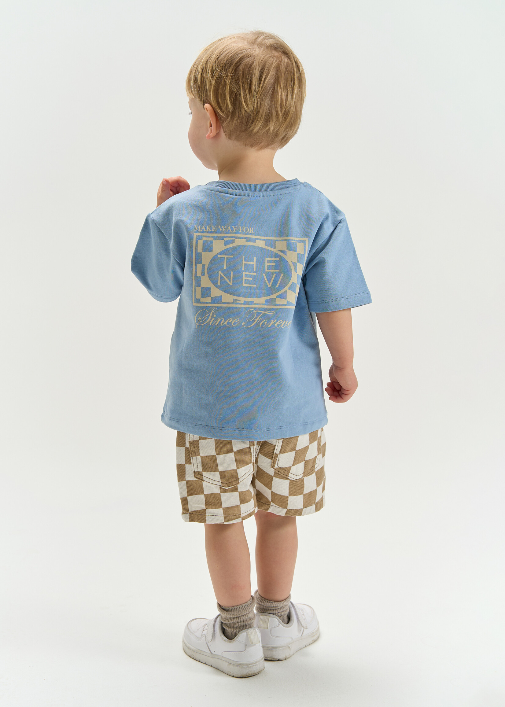 THE NEW SIBLINGS THE NEW SIBLINGS | TNSTTwill Regular Fit Denim Shorts – Humus Check