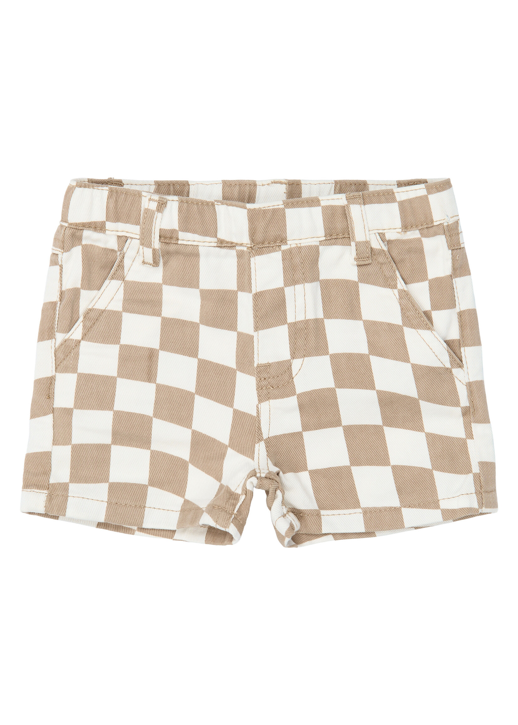 THE NEW SIBLINGS THE NEW SIBLINGS | TNSTTwill Regular Fit Denim Shorts – Humus Check