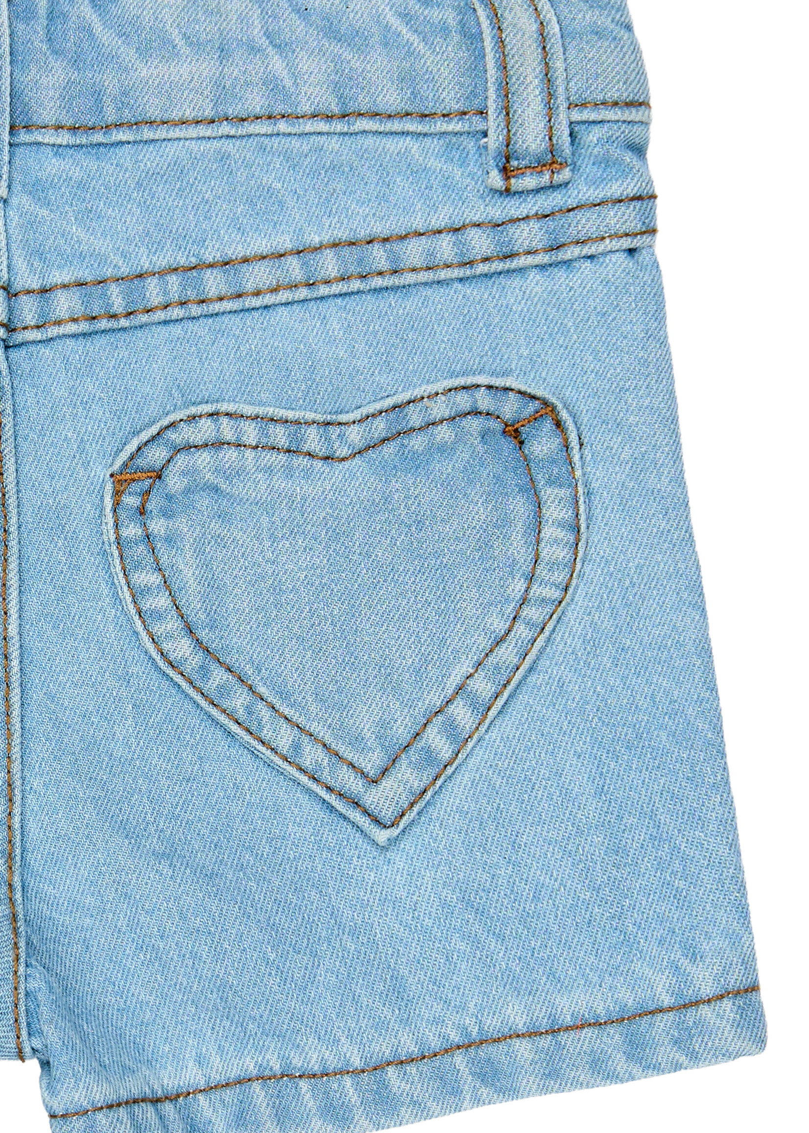 THE NEW SIBLINGS THE NEW SIBLINGS | TNSTTamantha Regular Fit Denim Shorts – Light Blue Denim