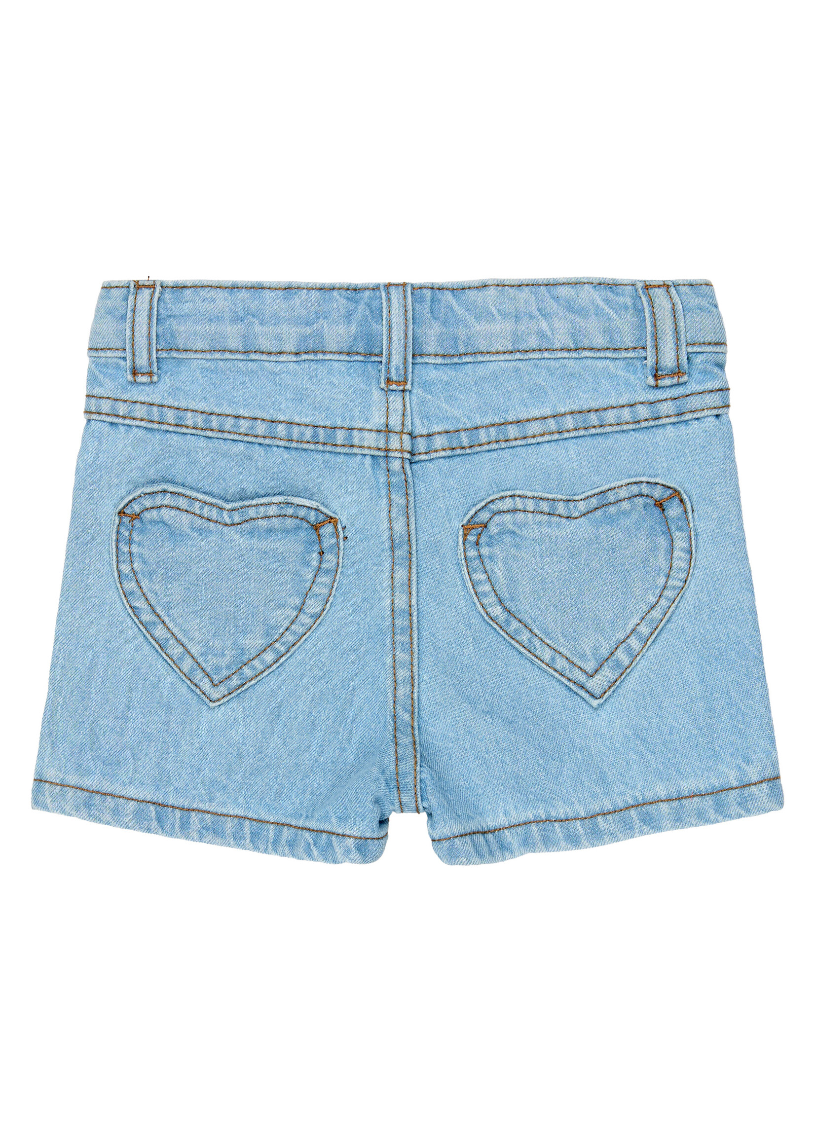 THE NEW SIBLINGS THE NEW SIBLINGS | TNSTTamantha Regular Fit Denim Shorts – Light Blue Denim