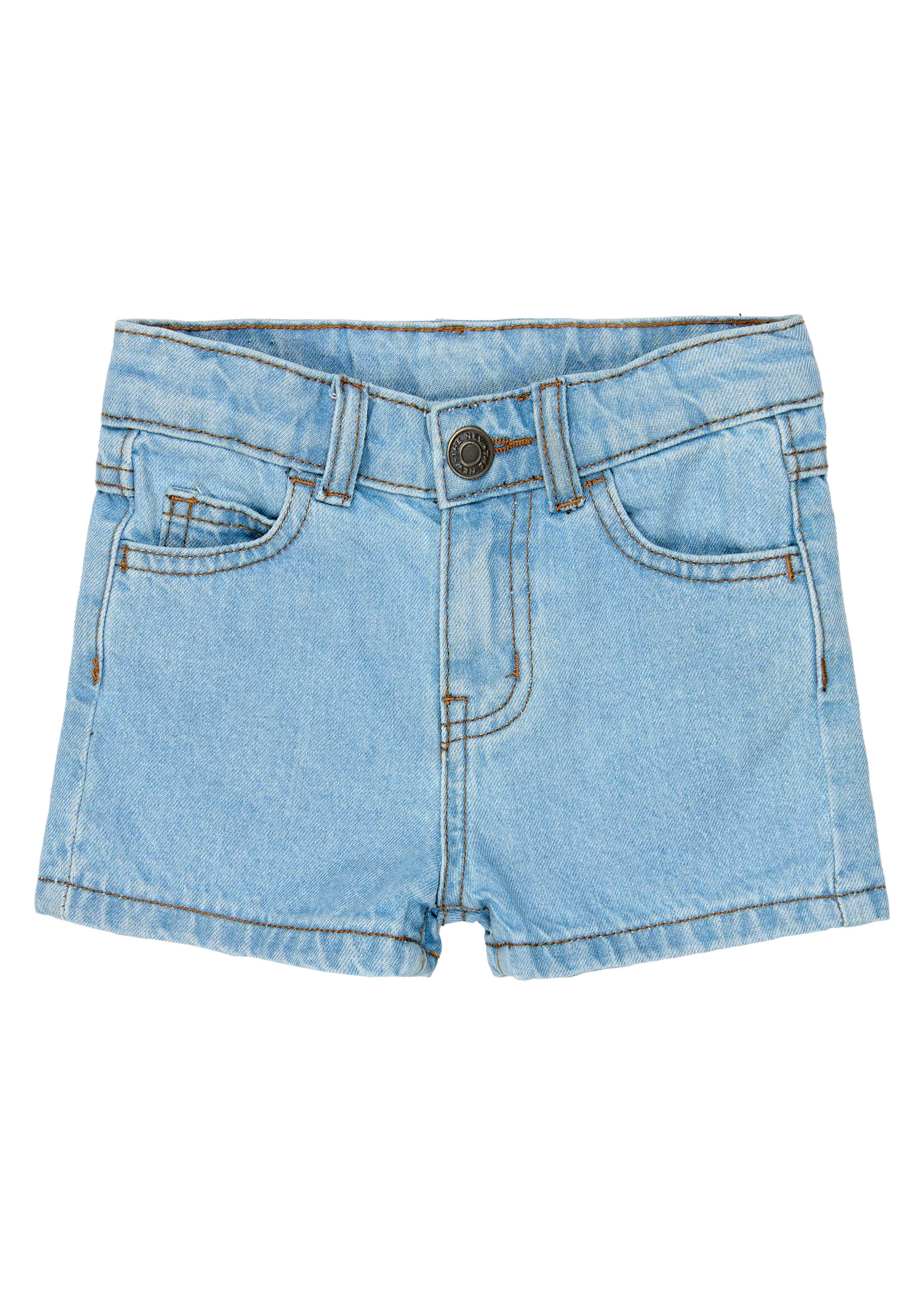 THE NEW SIBLINGS THE NEW SIBLINGS | TNSTTamantha Regular Fit Denim Shorts – Light Blue Denim