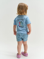 THE NEW SIBLINGS THE NEW SIBLINGS | TNSTTamantha Regular Fit Denim Shorts – Light Blue Denim
