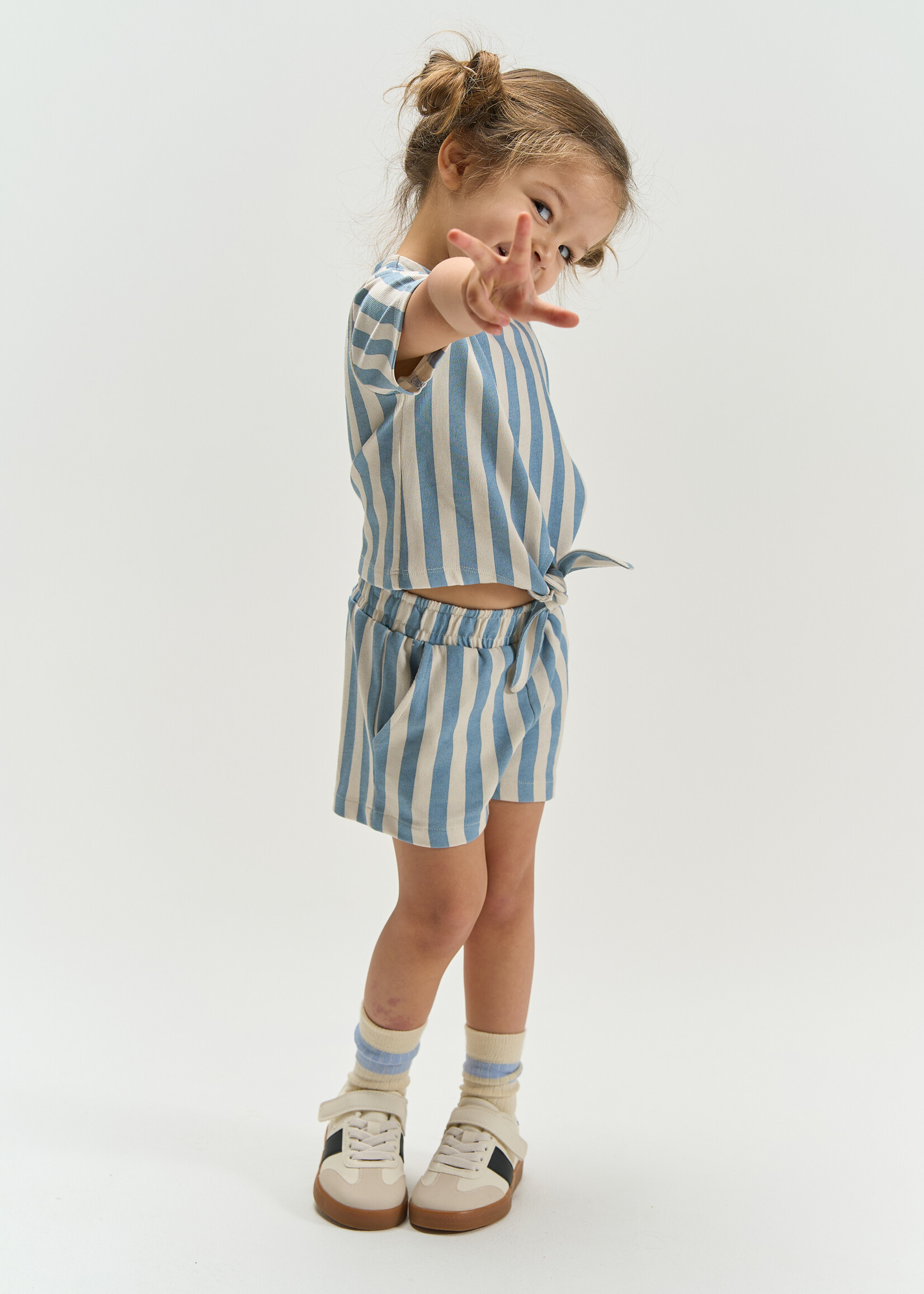 THE NEW SIBLINGS THE NEW SIBLINGS | TNSTTaliana S_S Tee – Forever Blue Striped