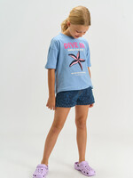 THE NEW THE NEW | TNPrima Regular Fit Denim Shorts – Medium Blue Denim AOP