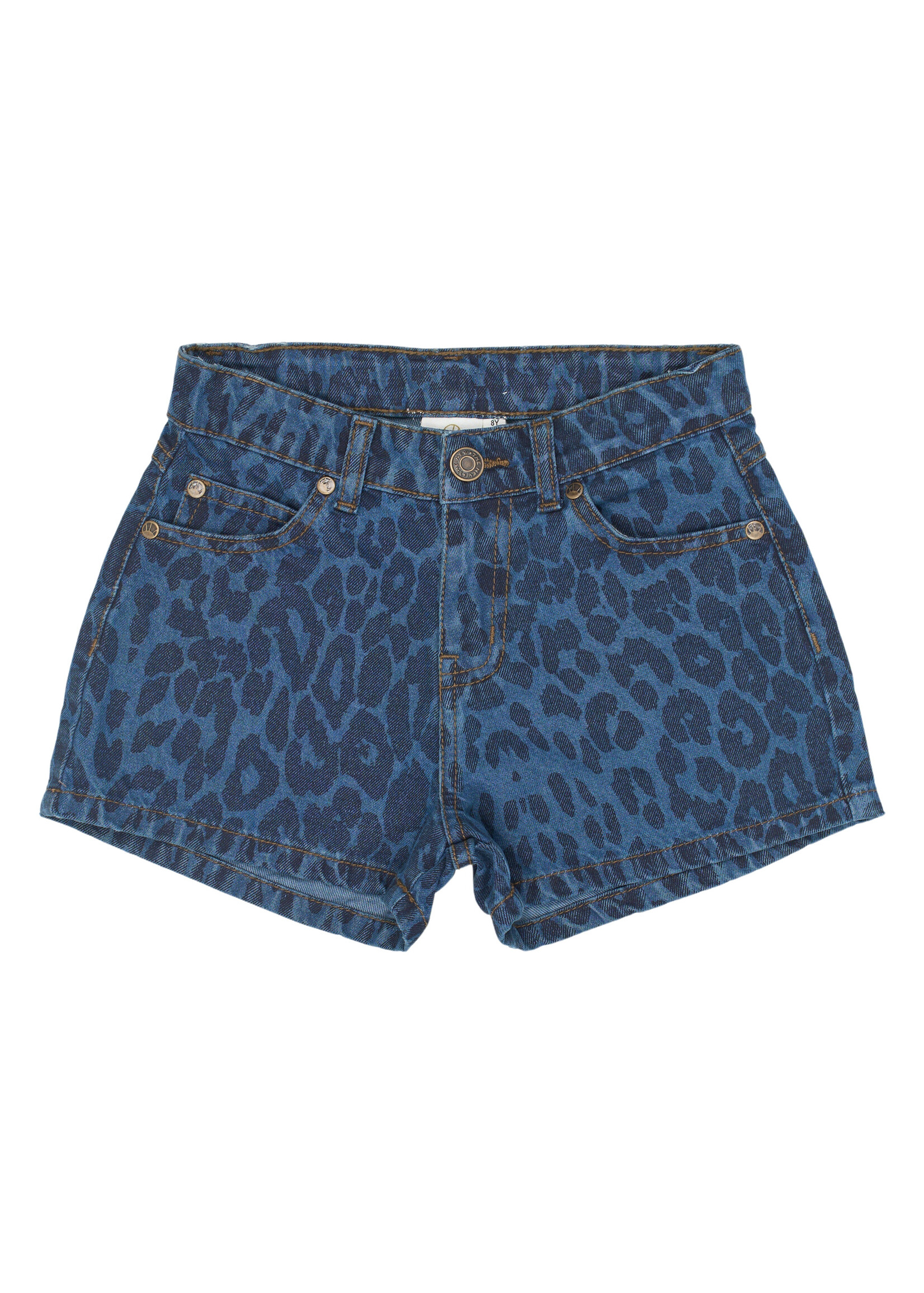 THE NEW THE NEW | TNPrima Regular Fit Denim Shorts – Medium Blue Denim AOP