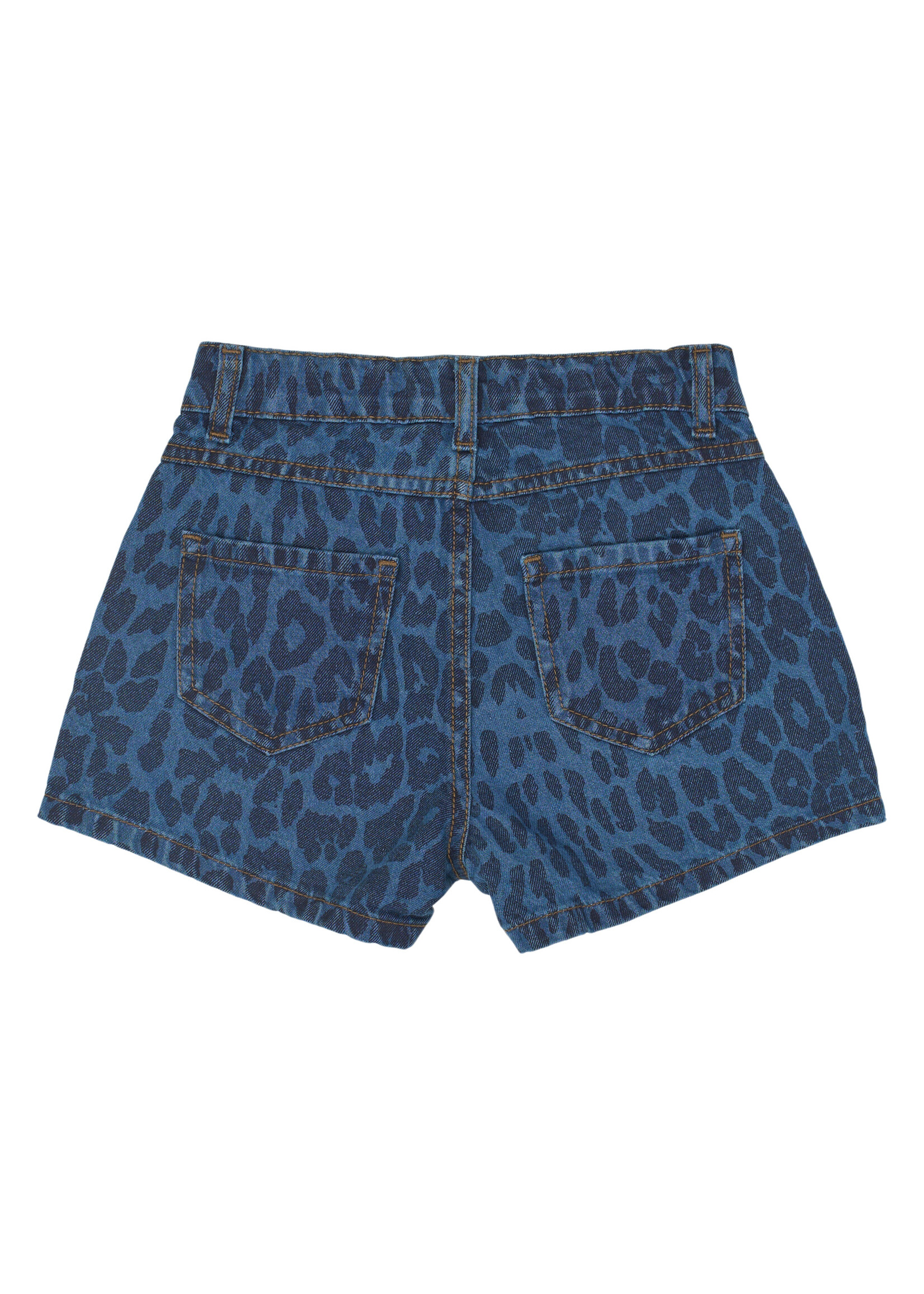 THE NEW THE NEW | TNPrima Regular Fit Denim Shorts – Medium Blue Denim AOP