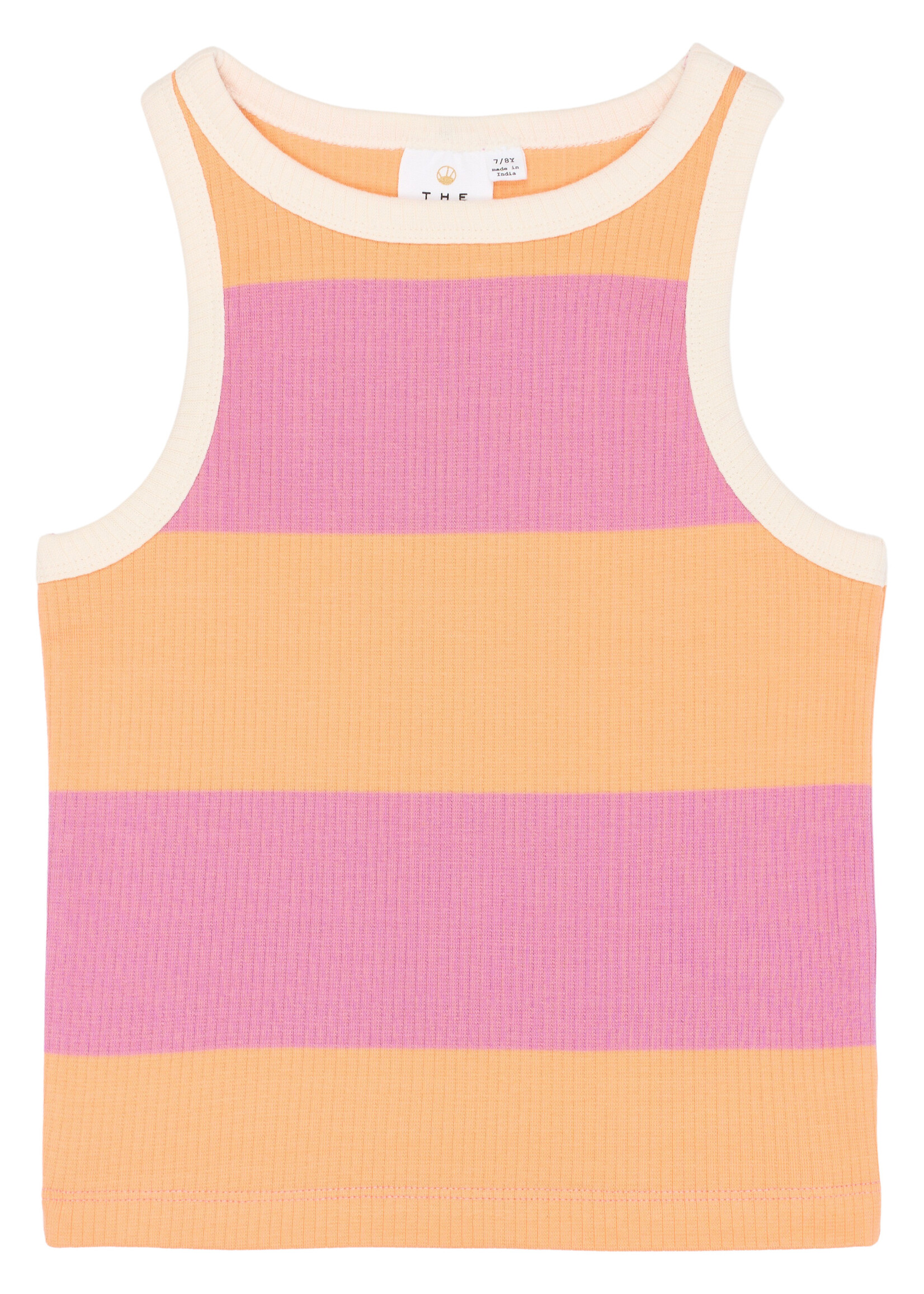 THE NEW THE NEW | TNTatiana S_L Rib Top – Cashmere Rose Striped