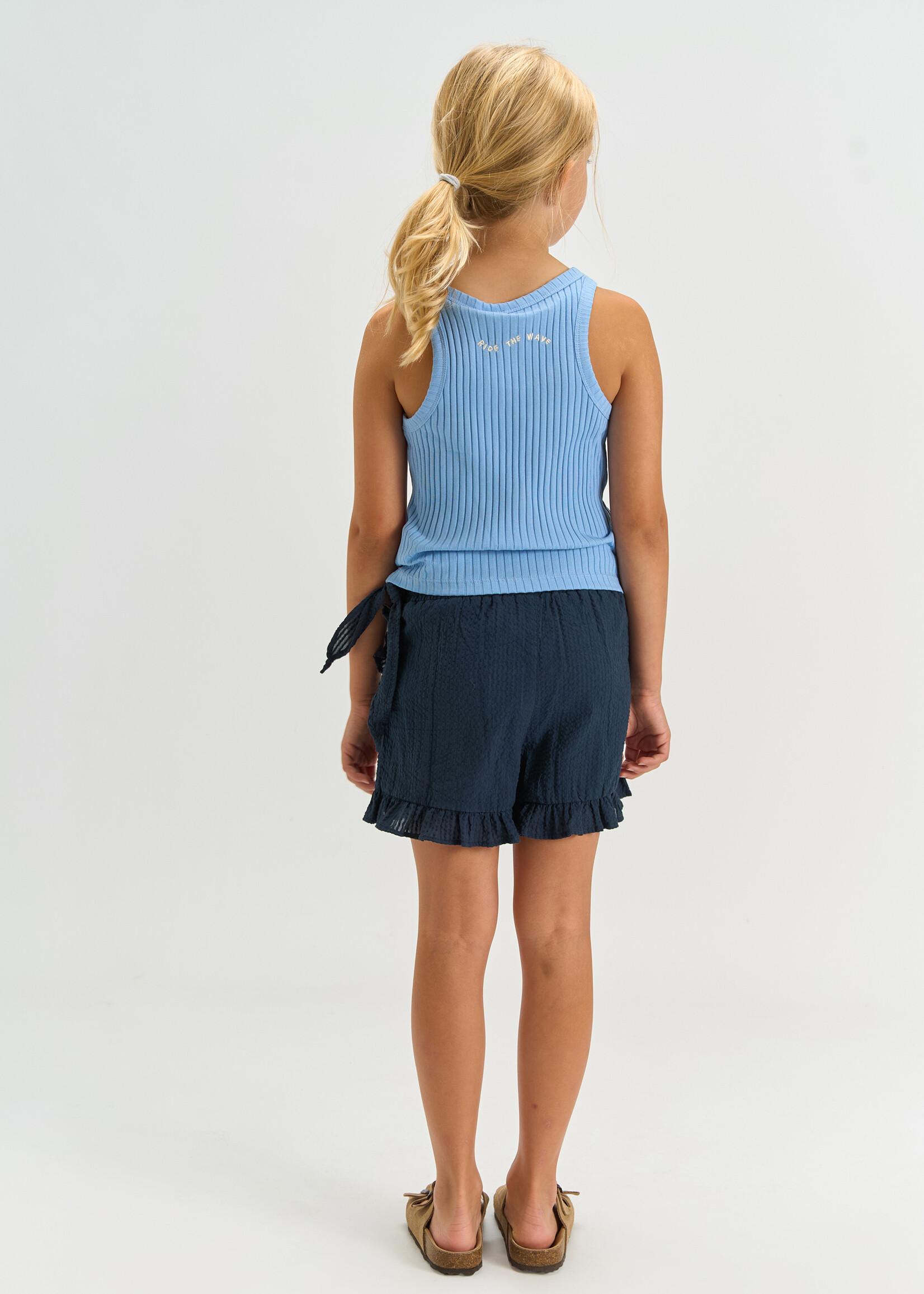 THE NEW THE NEW | TNTove S_L Rib Top – Forever Blue
