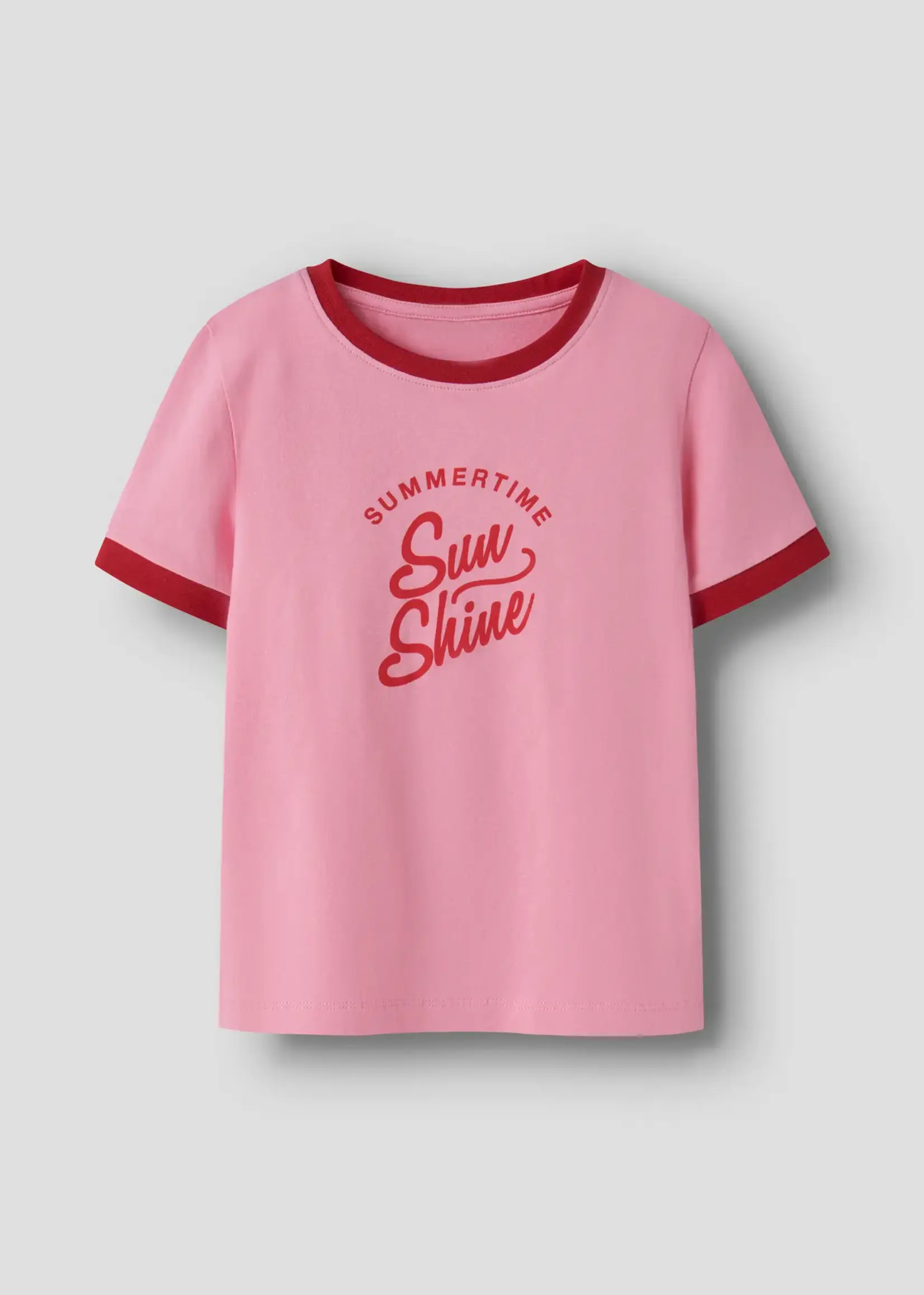 Name It Name It | NKFJEMILLA SS SH SLIM TOP BOX -  Pink Drink