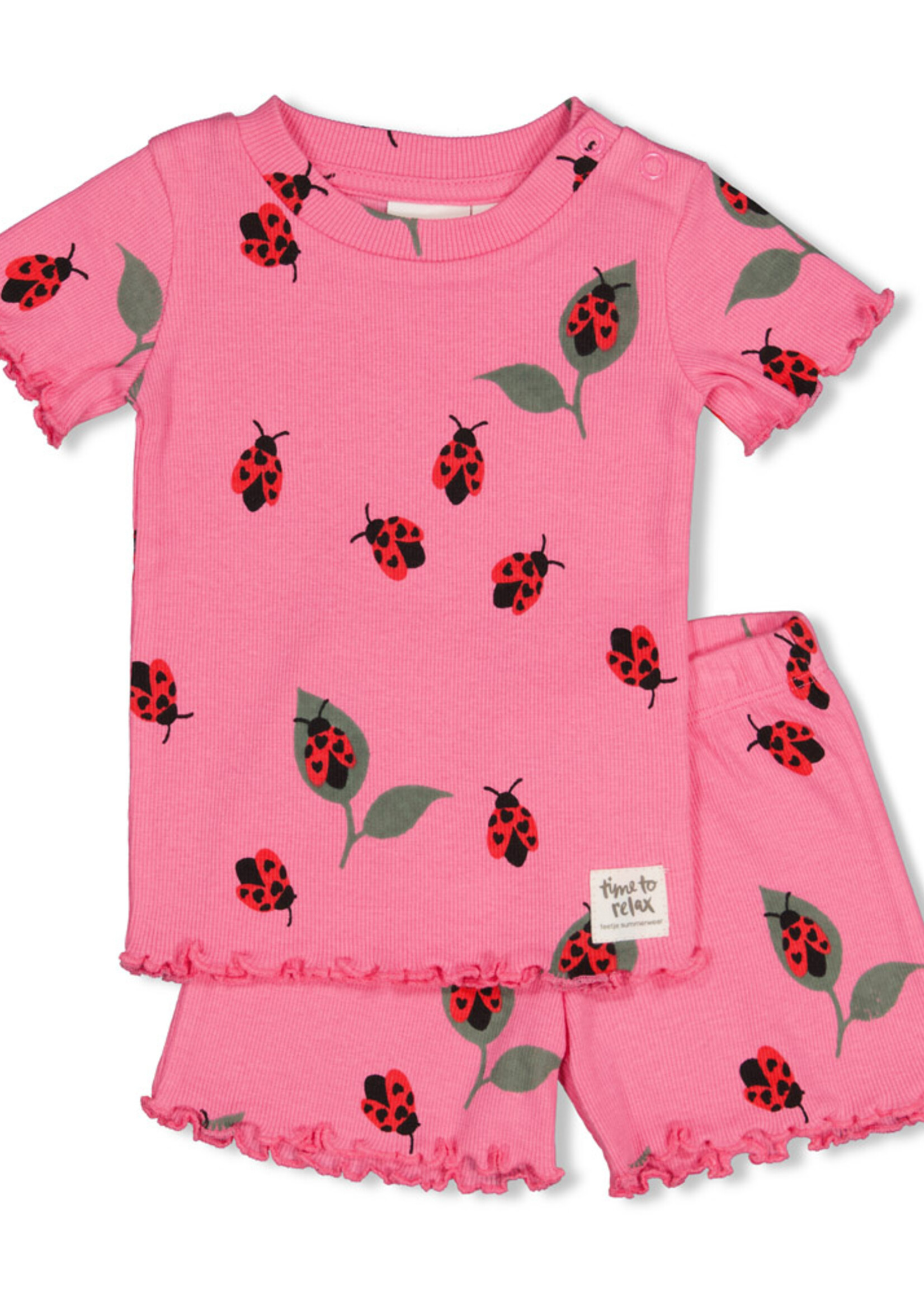 Feetje Feetje | Lily Ladybug - Premium Summerwear by Feetje – Roze