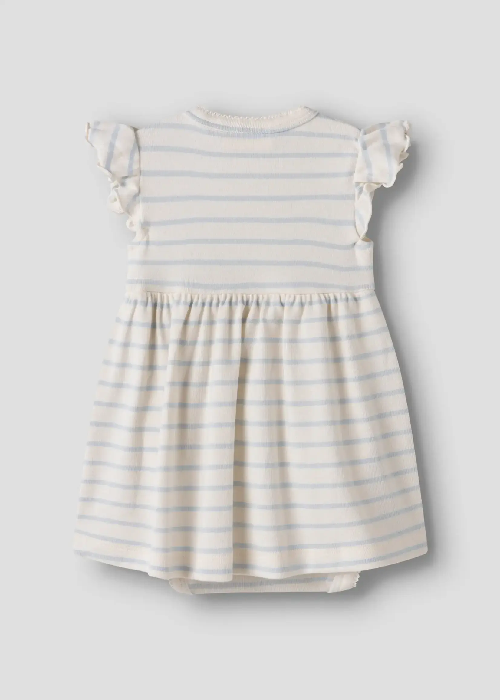 Lil’ Atelier Lil'Atelier | NBFGEO ber capsl loose body dress lil - Coconut Milk/ Plein Air
