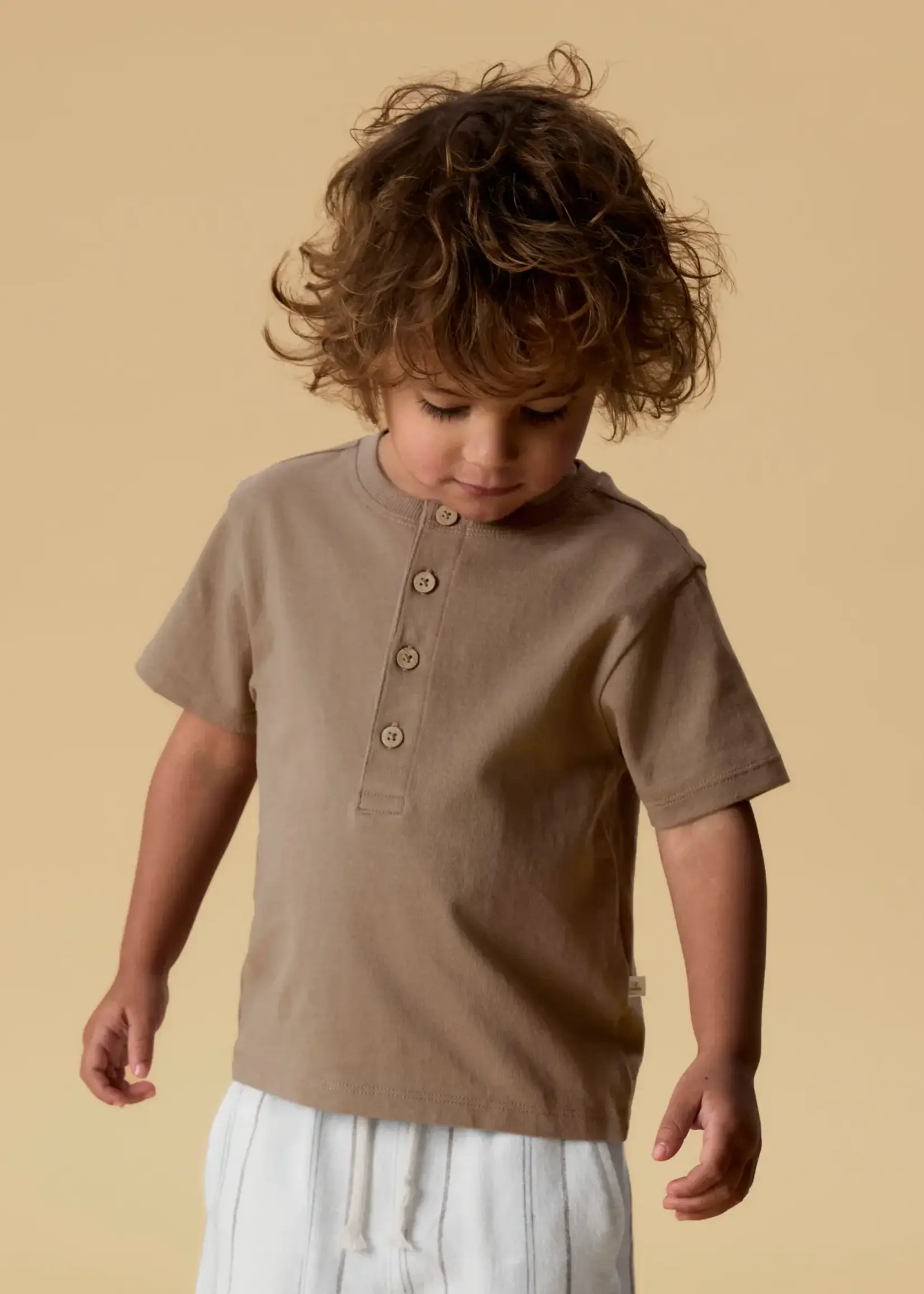 Lil’ Atelier Lil'Atelier | NMMDOLAN len ss loose top lil - Coca Mocha