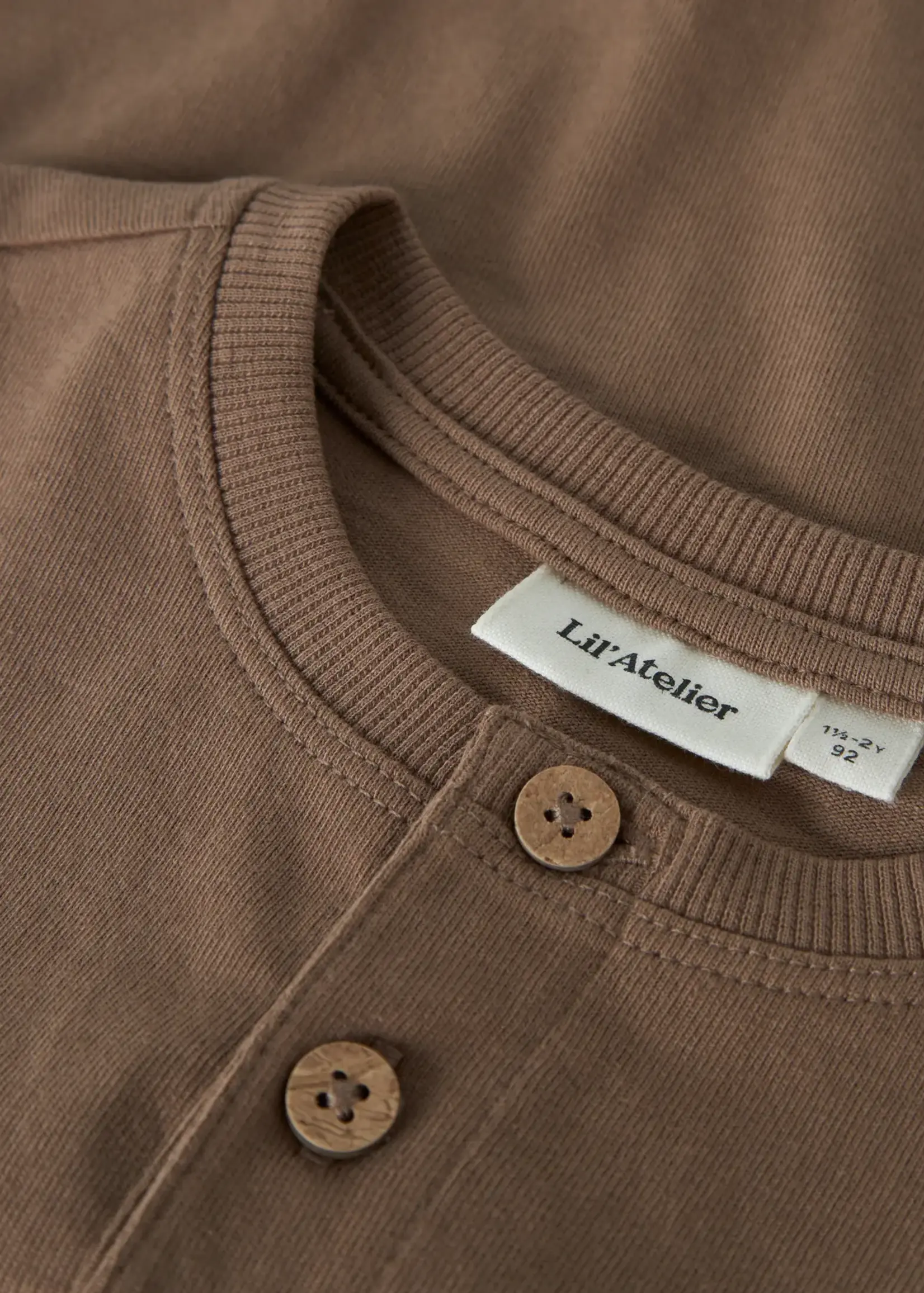 Lil’ Atelier Lil'Atelier | NMMDOLAN len ss loose top lil - Coca Mocha