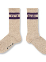 Petit Blush Petit Blush | Sport Socks | Beige/Purple