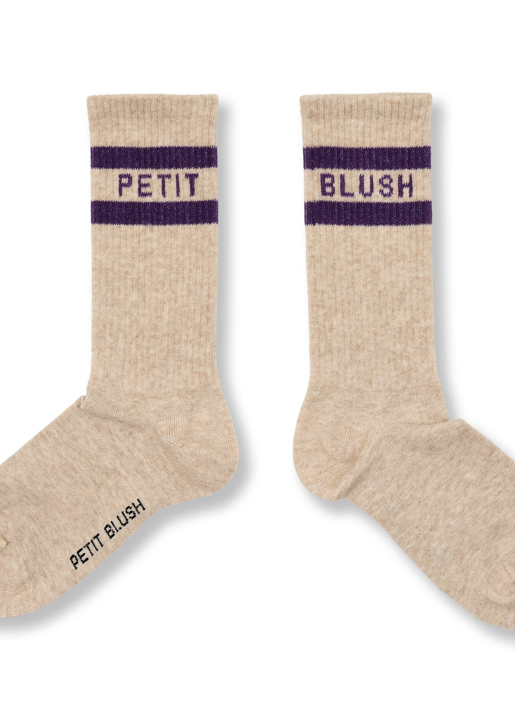 Petit Blush Petit Blush | Sport Socks | Beige/Purple
