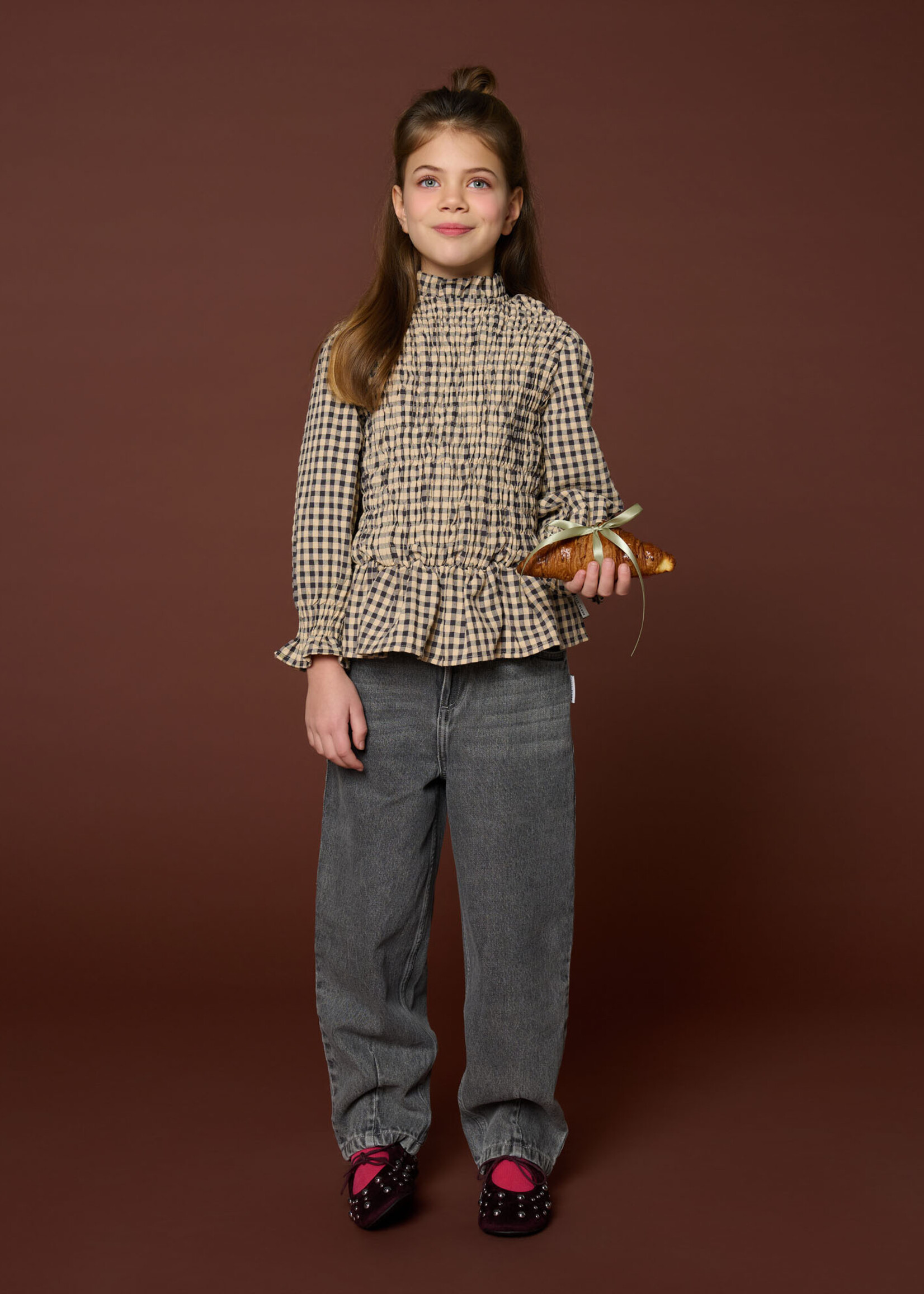Petit Blush Petit Blush | Ballon Fit Jeans | Washed Grey