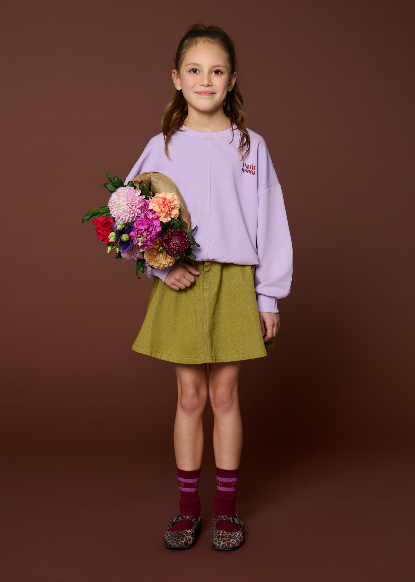 Petit Blush Petit Blush | Luca Sweater | Purple Rose