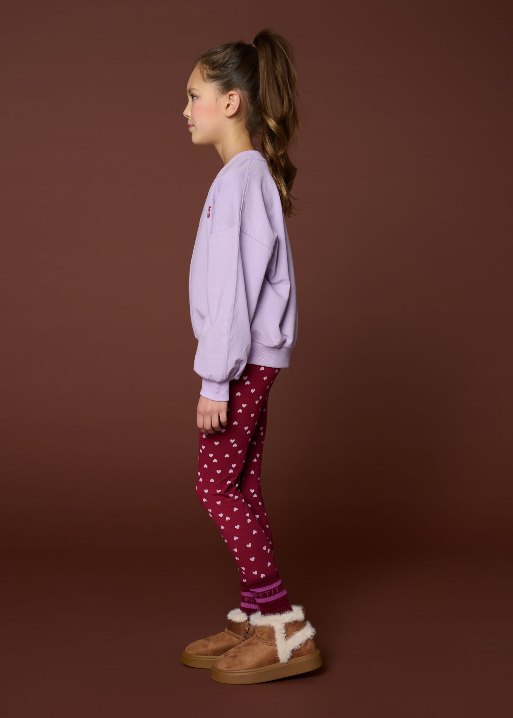 Petit Blush Petit Blush | Luca Sweater | Purple Rose