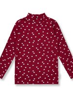 Petit Blush Petit Blush | Turtle Neck | Hearts AOP