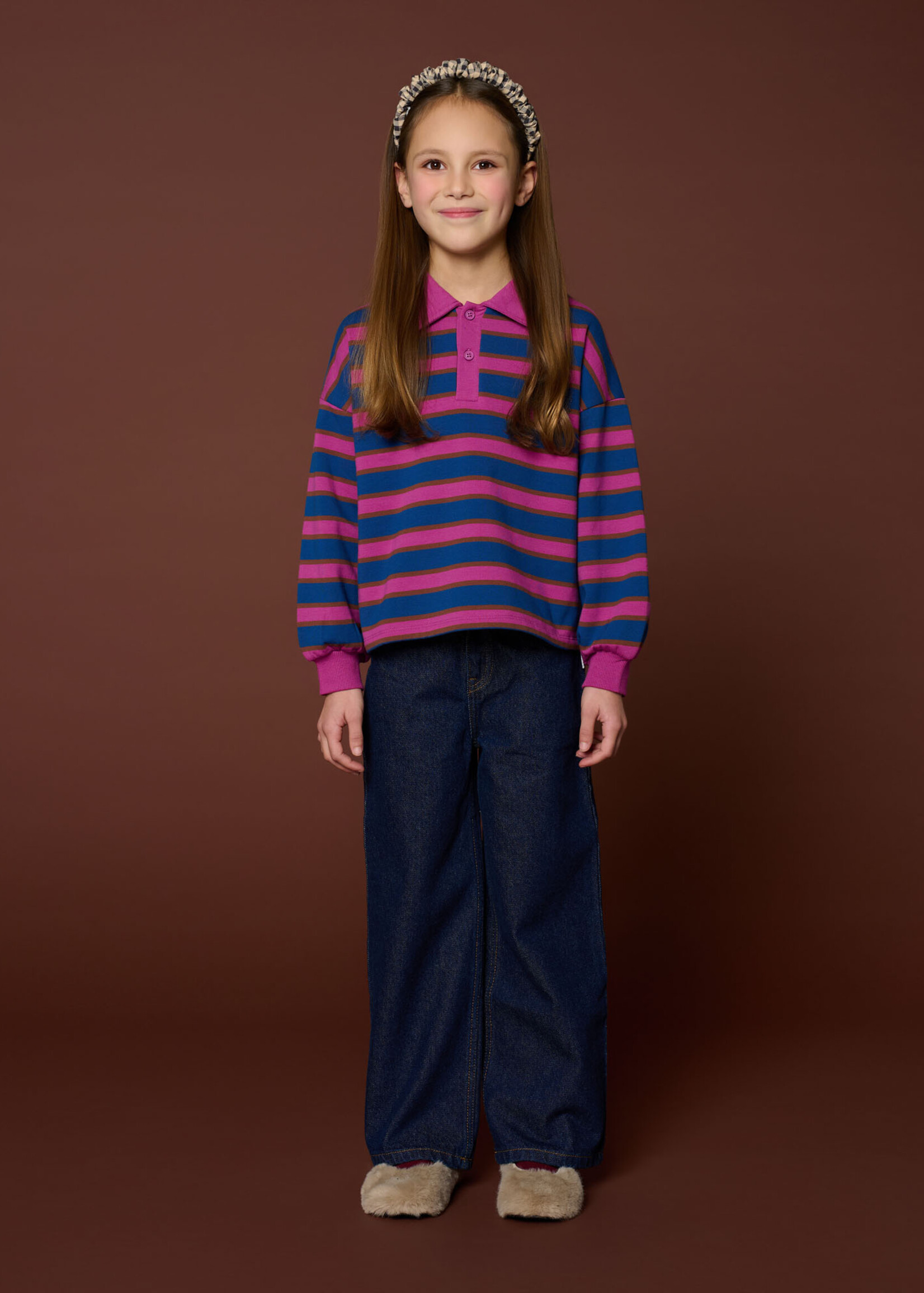 Petit Blush Petit Blush | Polo Sweater | Stripe
