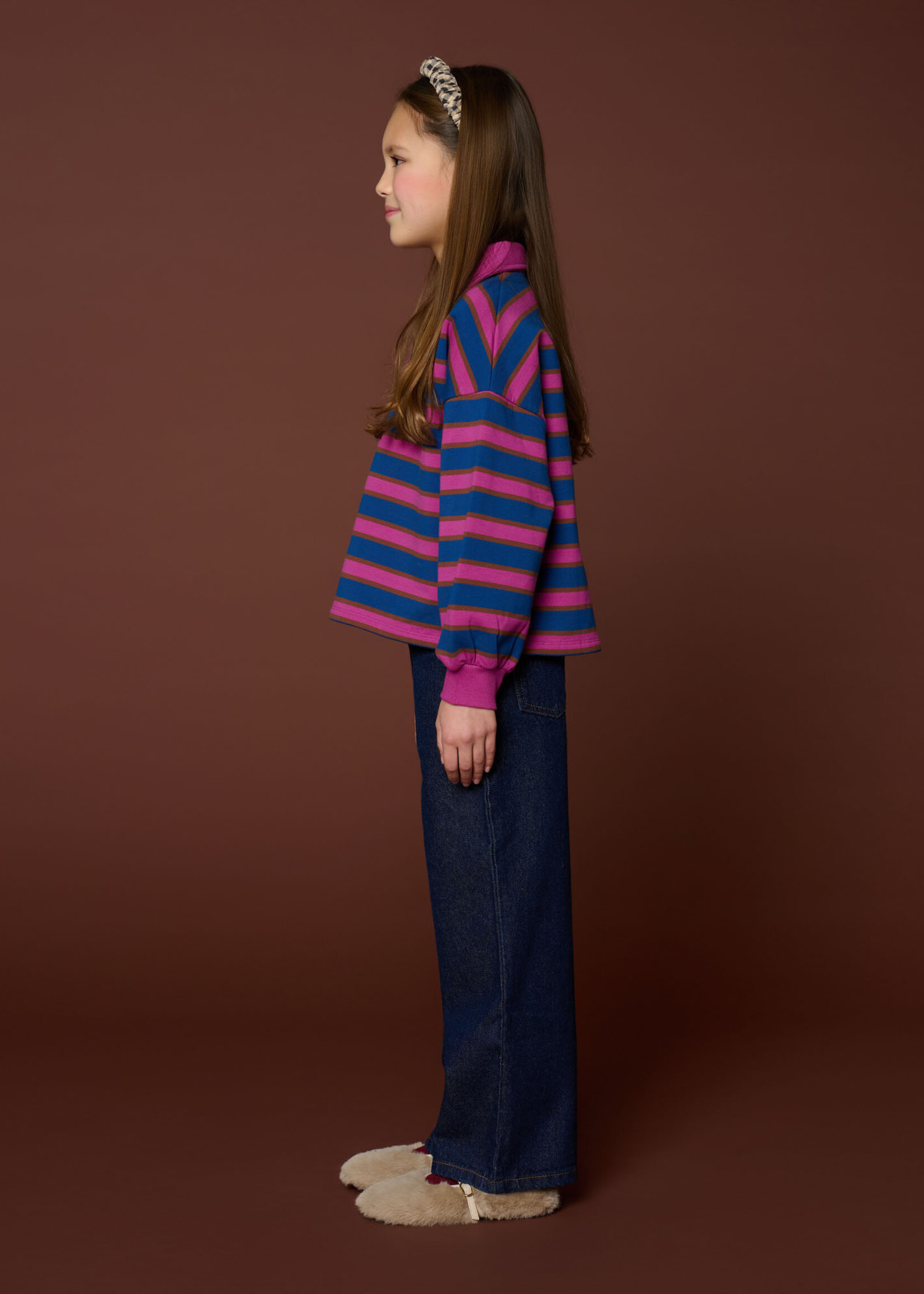 Petit Blush Petit Blush | Polo Sweater | Stripe