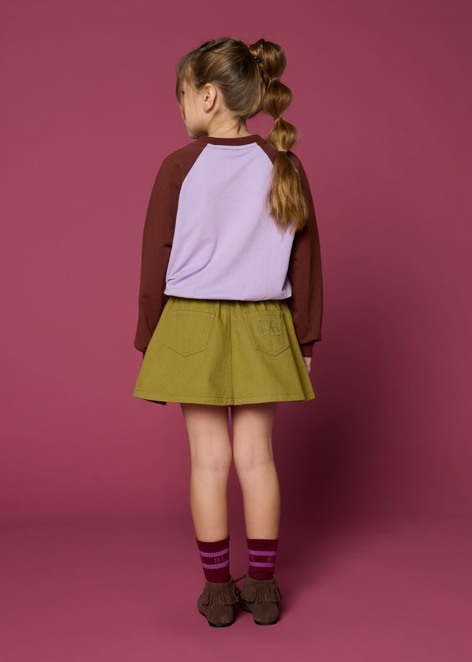 Petit Blush Petit Blush | V-Neck Sweater | Color Block