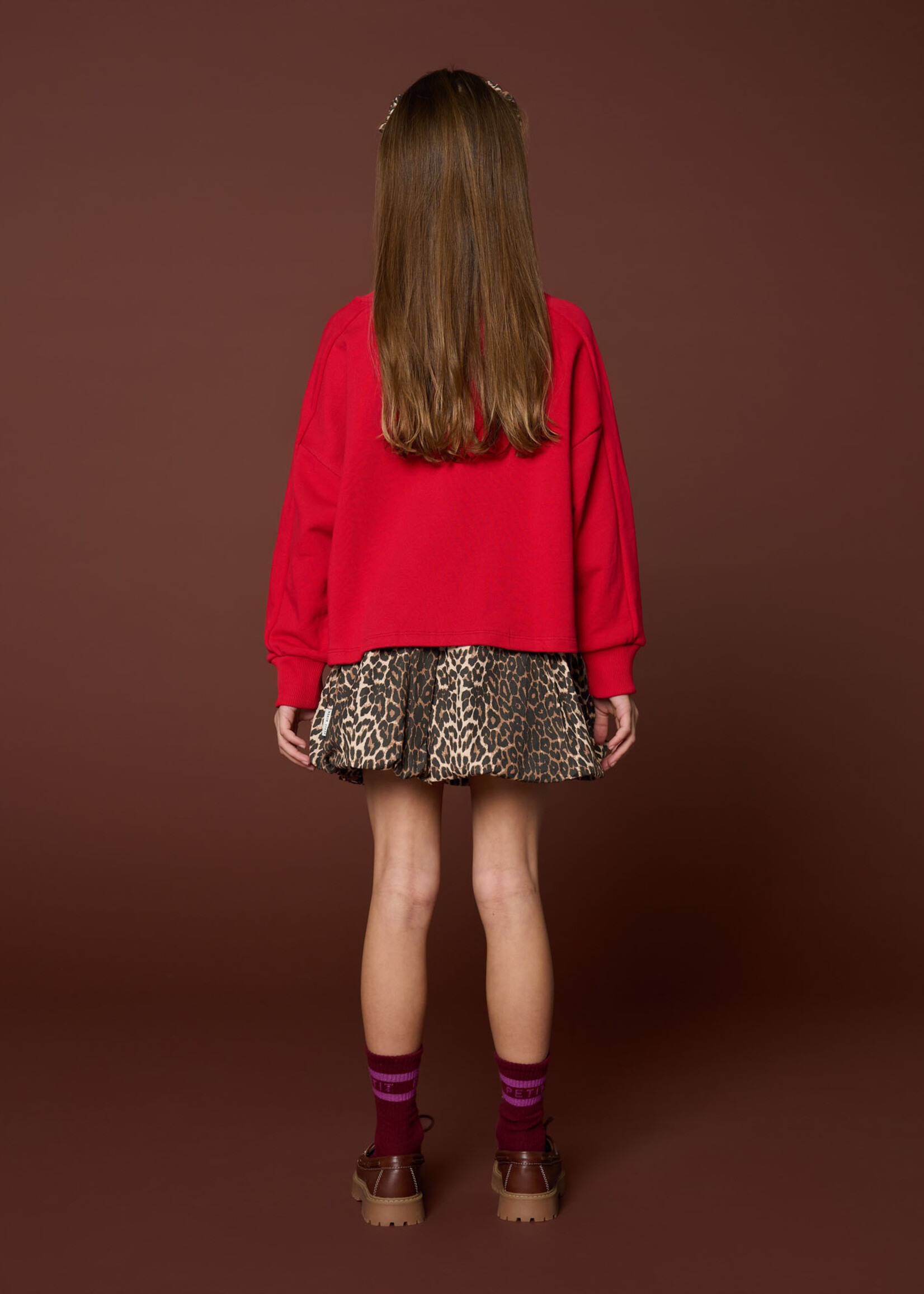 Petit Blush Petit Blush | Ballon Skirt | Leopard AOP