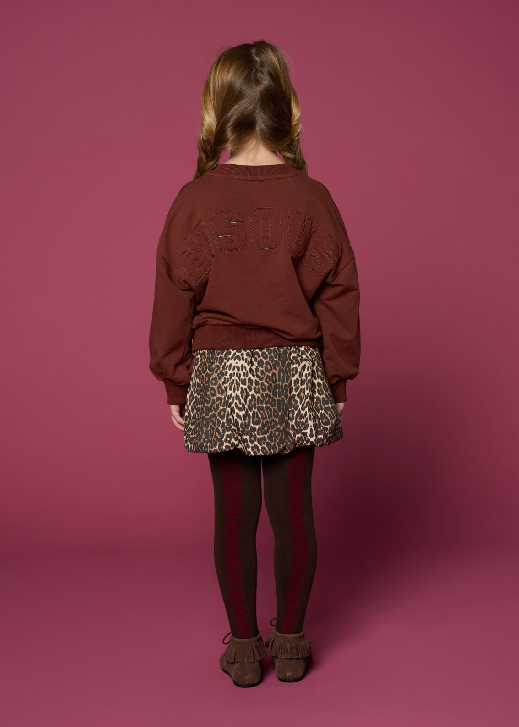 Petit Blush Petit Blush | Ballon Skirt | Leopard AOP