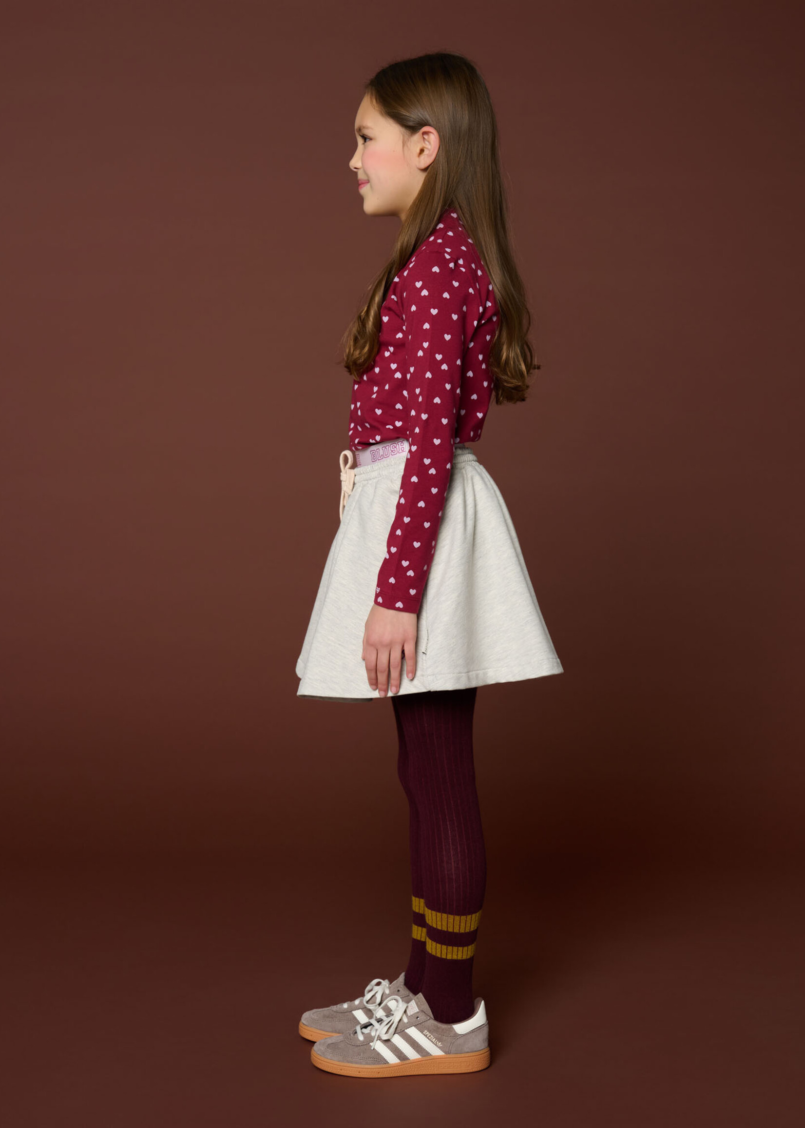 Petit Blush Petit Blush | Turtle Neck | Hearts AOP