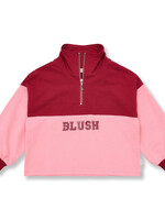Petit Blush Petit Blush | Zipper Sweater Blush | Color Block