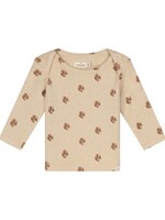 A Tiny Story A Tiny Story | baby t-shirt long sleeve - Beige melange