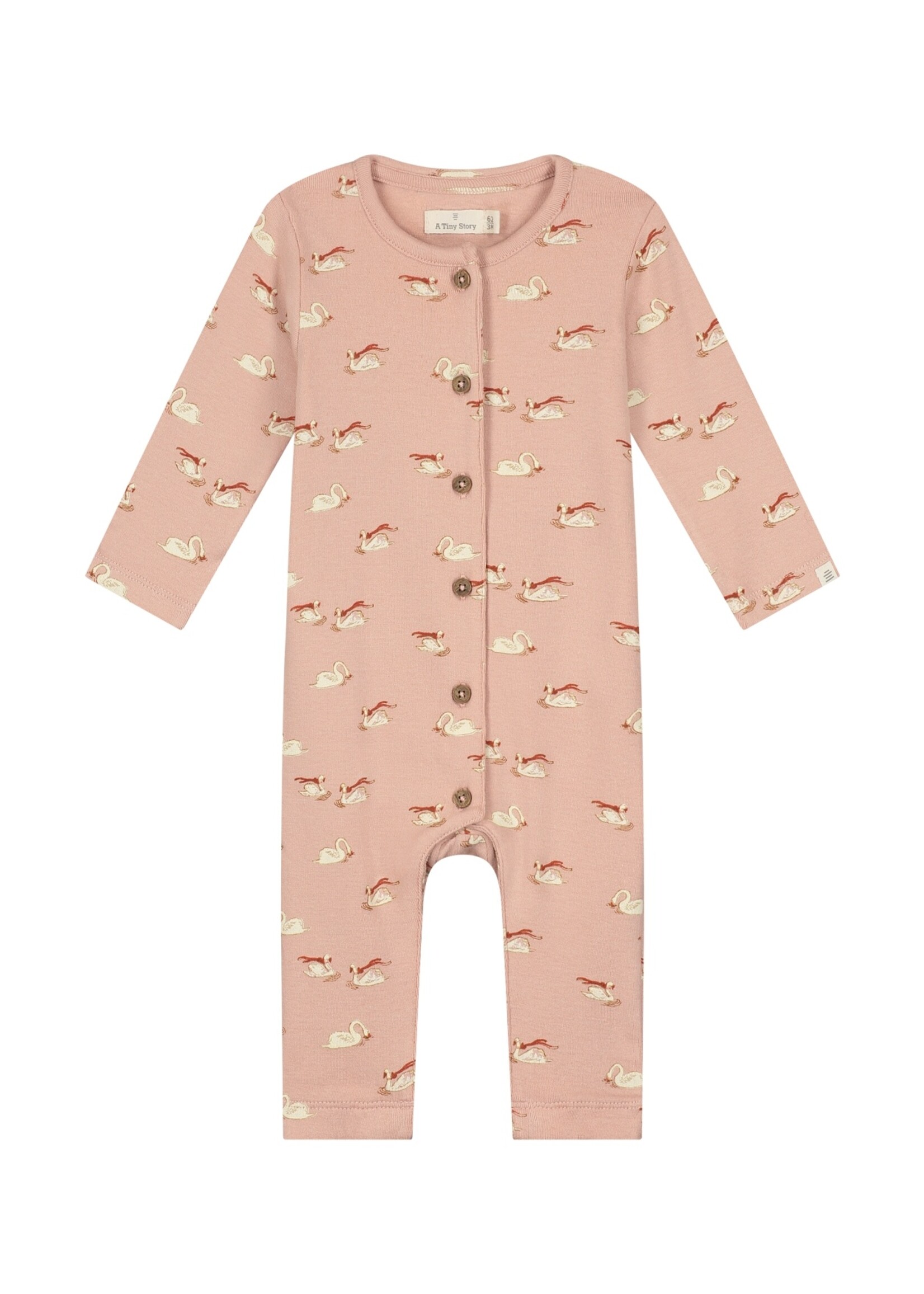 A Tiny Story A Tiny Story | baby suit - Old pink