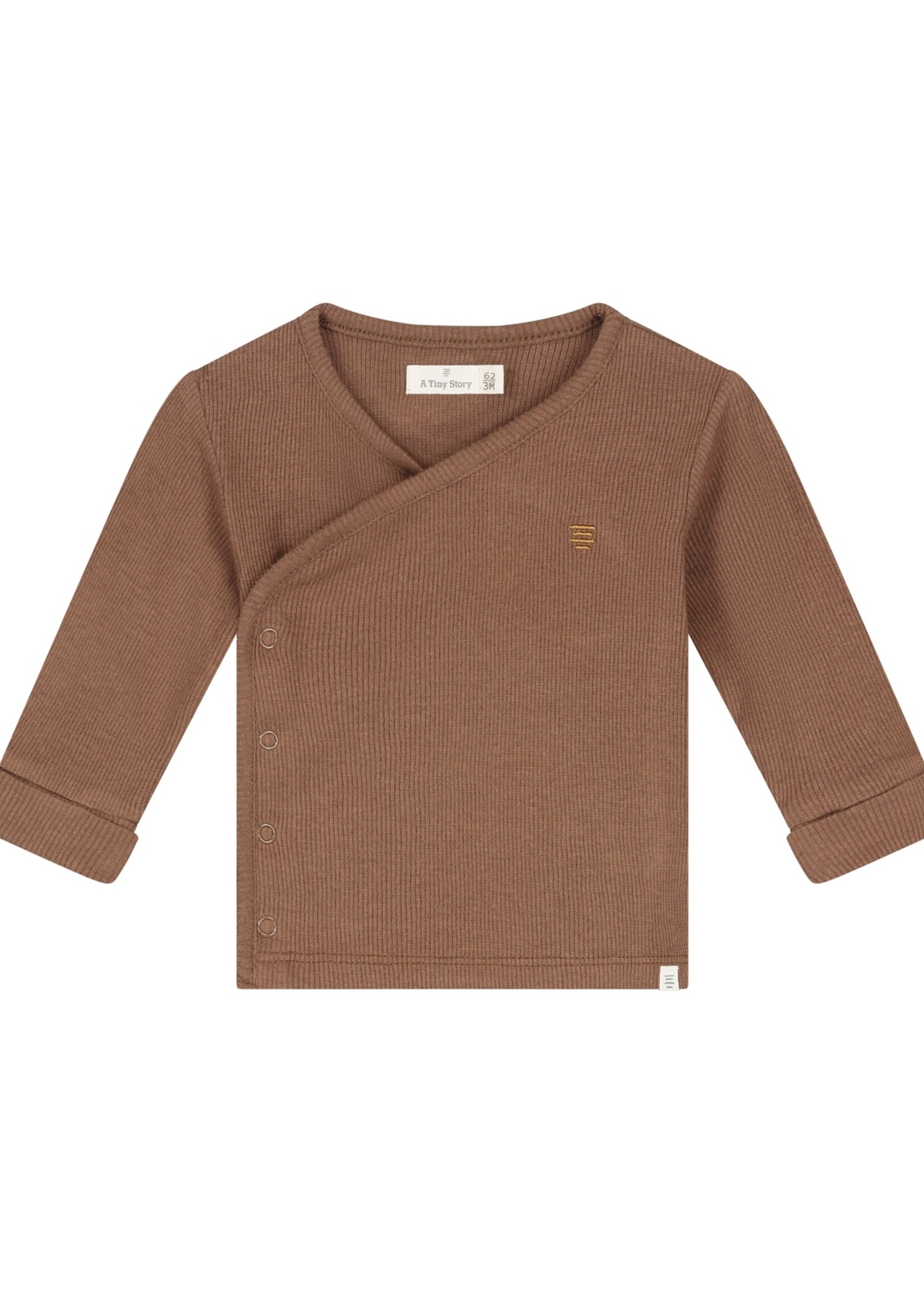 A Tiny Story A Tiny Story | baby t-shirt long sleeve - Coffee