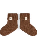 A Tiny Story A Tiny Story | baby slippers - Coffee