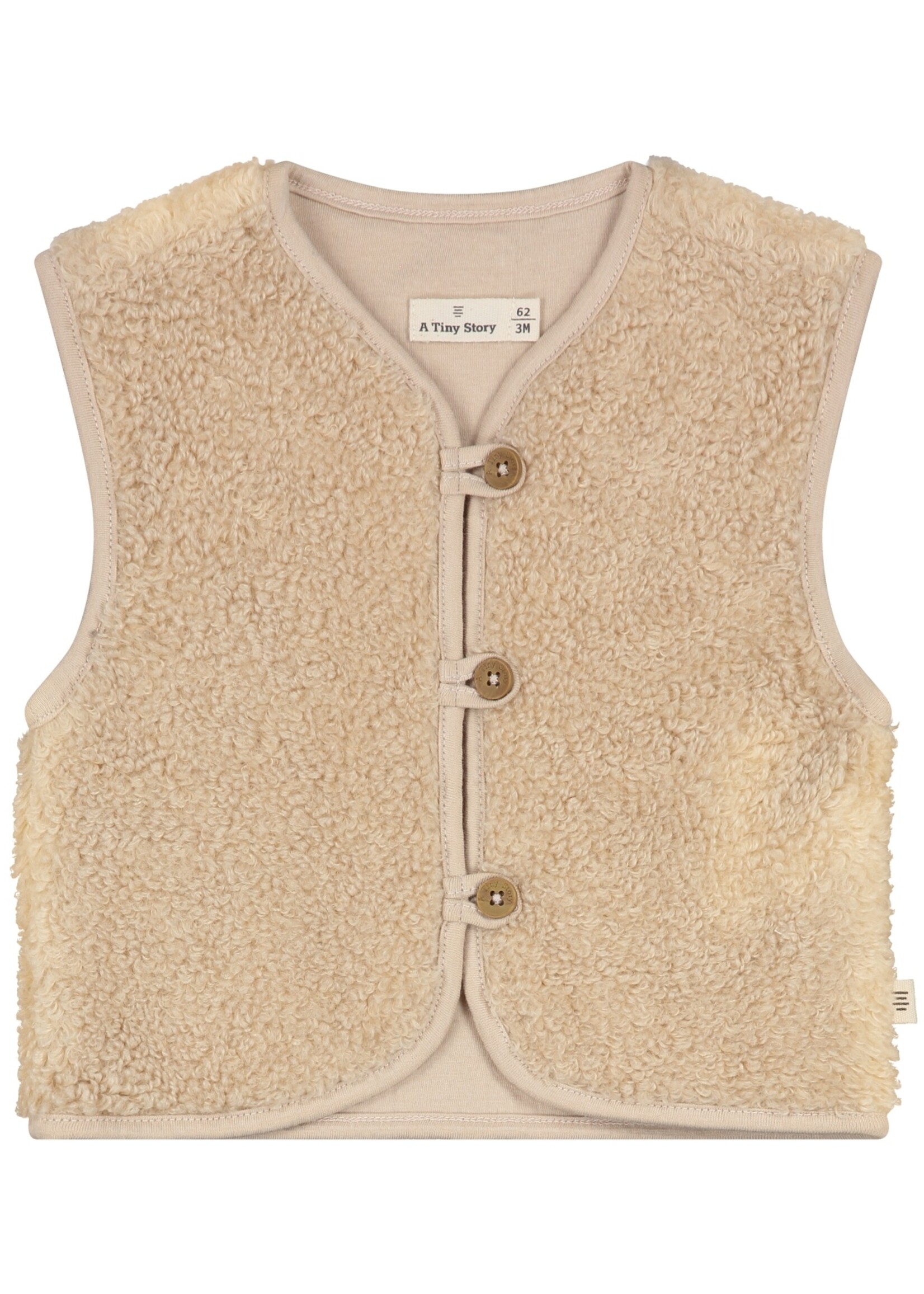 A Tiny Story A Tiny Story | baby waistcoat - Cookie