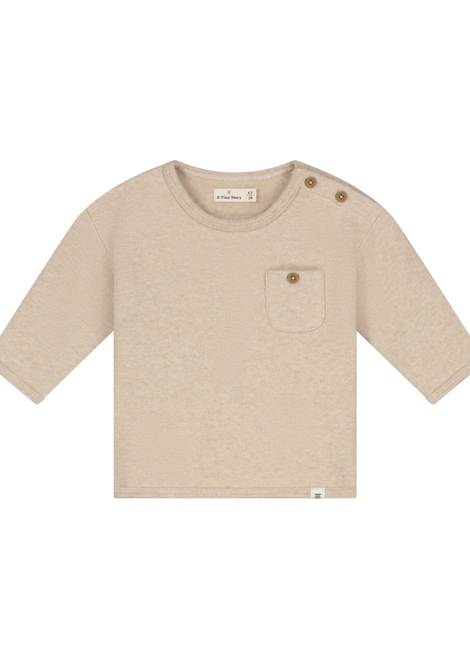 A Tiny Story A Tiny Story | baby pullover - Beige melange