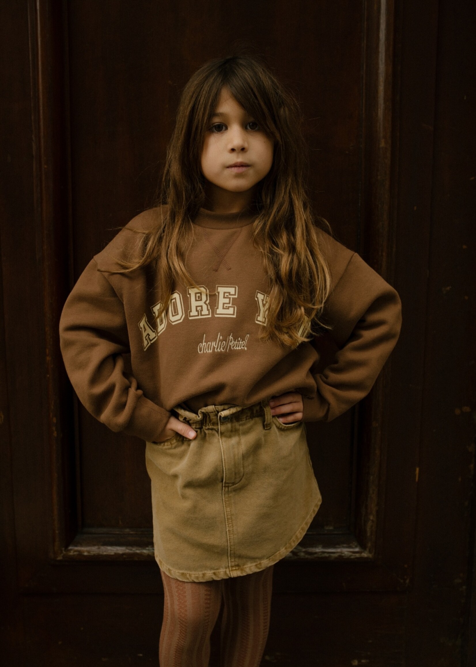 Charlie Petite Charlie Petite | Lux Sweater – Brown