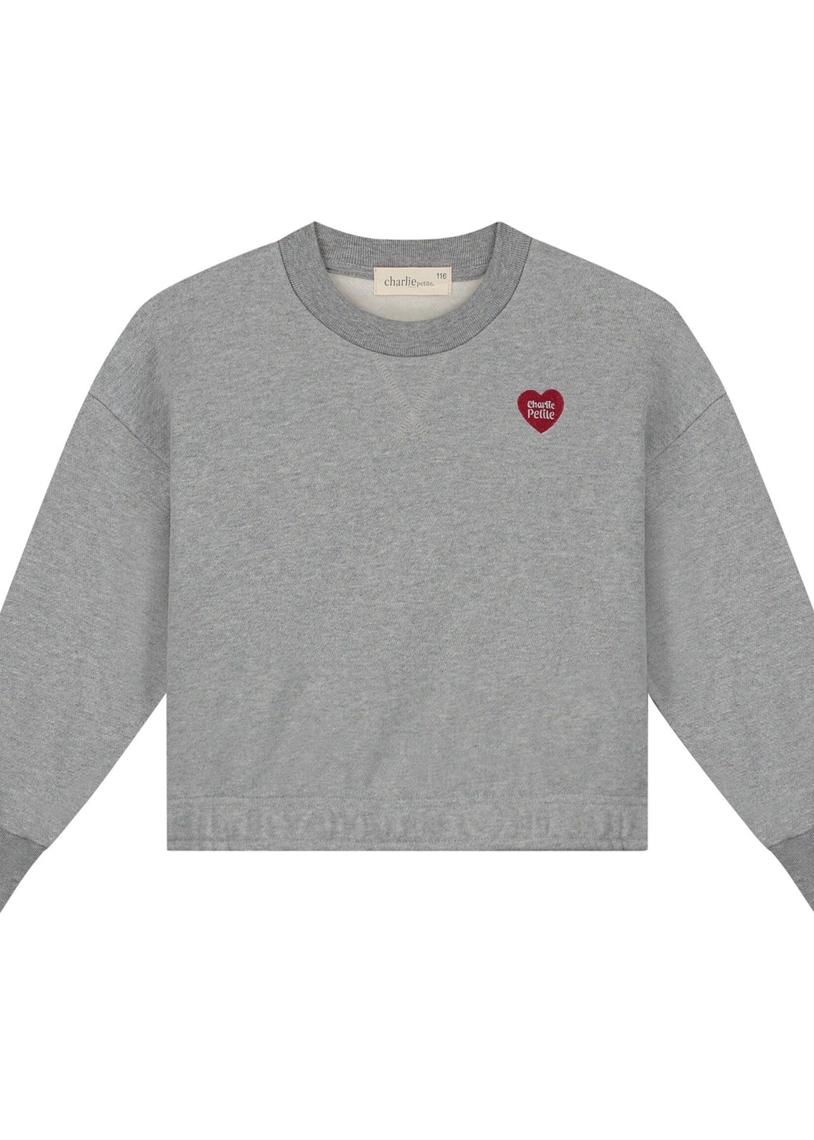 Charlie Petite Charlie Petite | Sara Sweater – Grey Melange