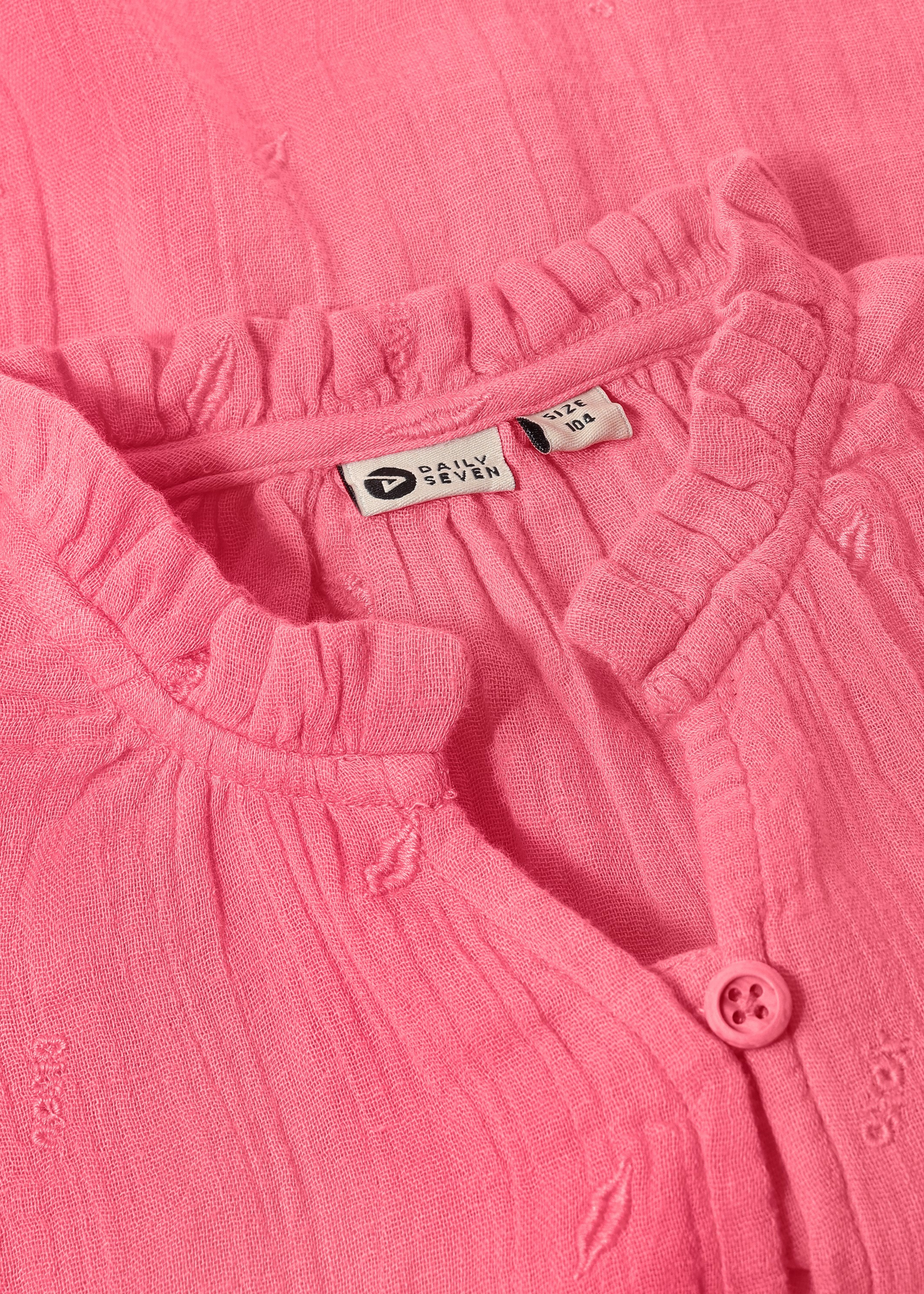 Daily7 Daily7 | Shirt Longsleeve Embroidery – Pink