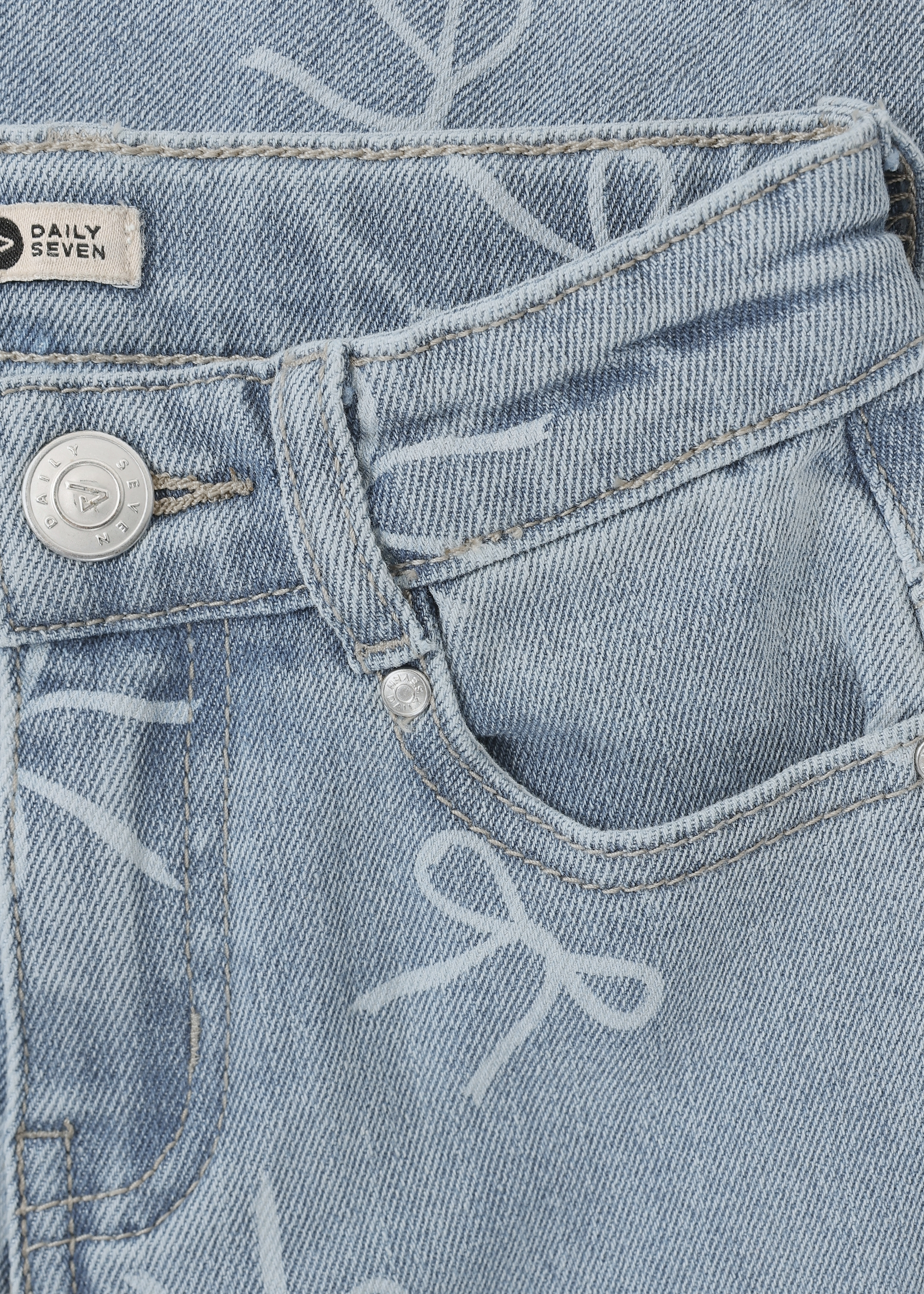 Daily7 Daily7 | Denim Wide Fit Bow – Dark Navy