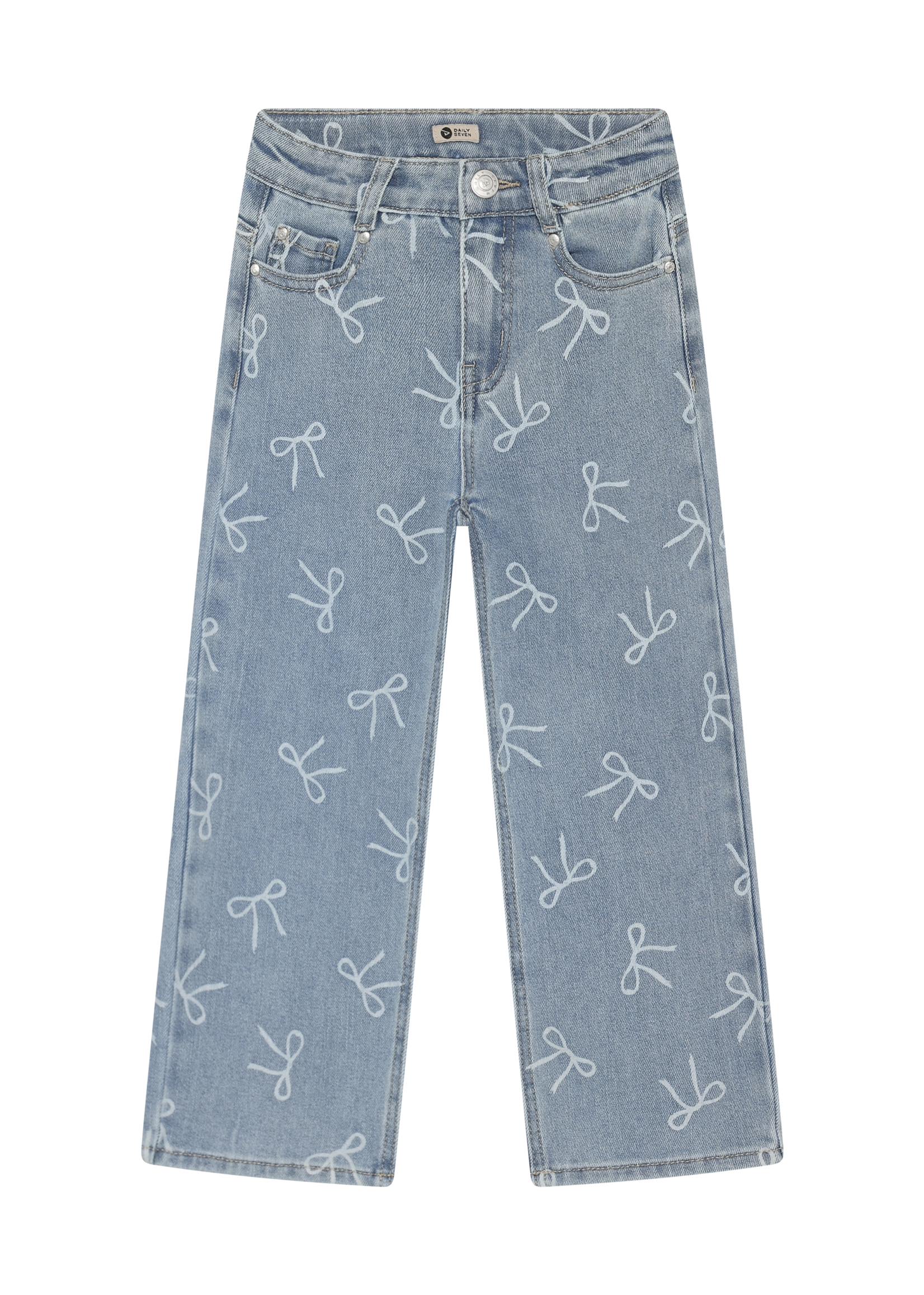 Daily7 Daily7 | Denim Wide Fit Bow – Dark Navy