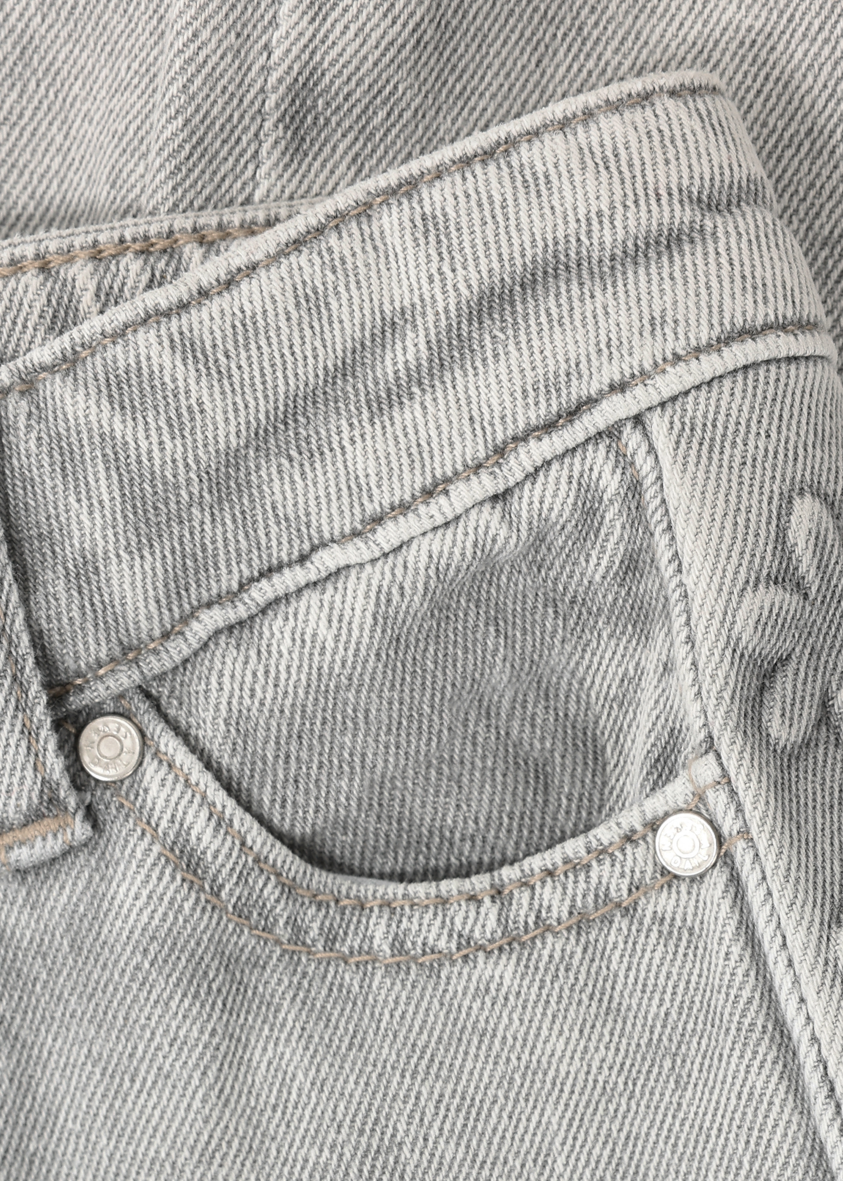 Daily7 Daily7 | Denim Wide Fit Embossing – Grey