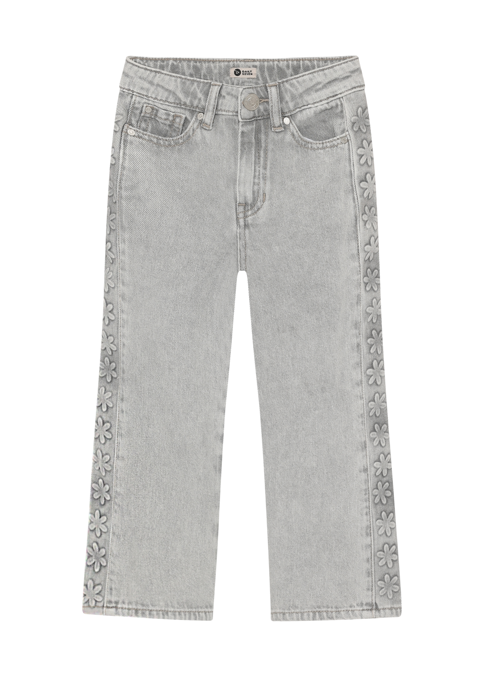 Daily7 Daily7 | Denim Wide Fit Embossing – Grey