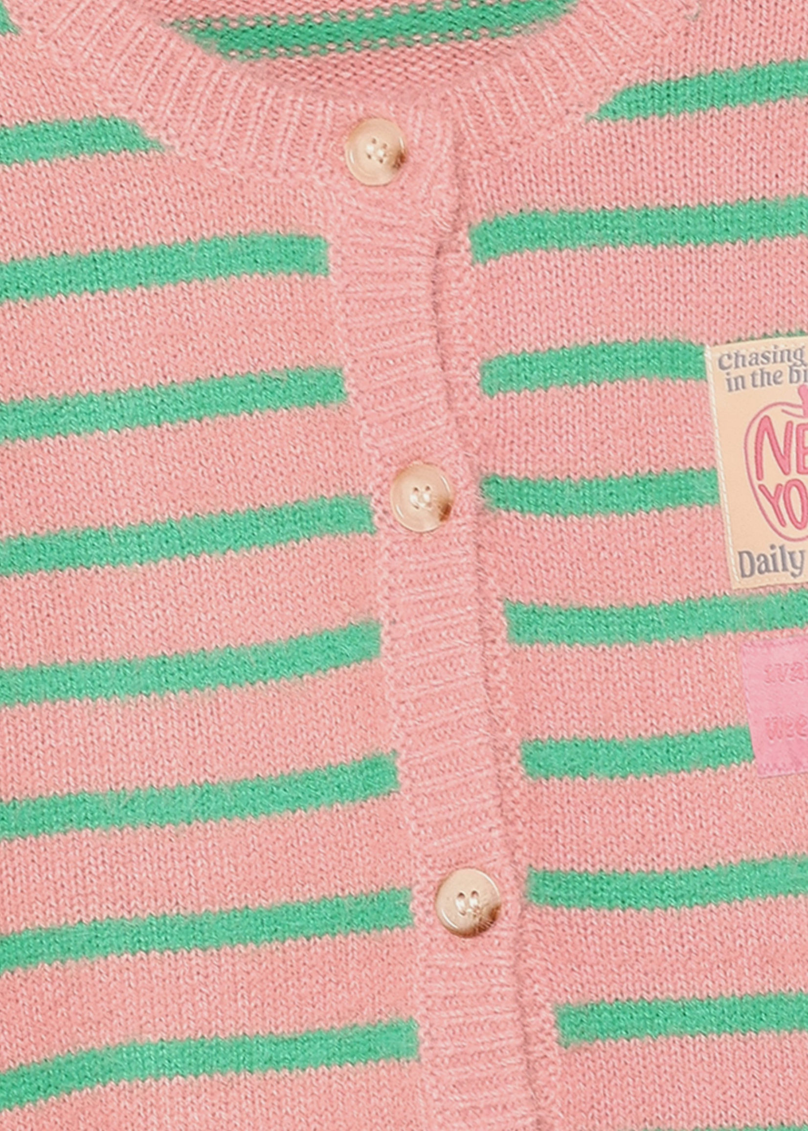 Daily7 Daily7 | Knitwear Striped Cargdigan – Purple