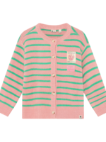 Daily7 Daily7 | Knitwear Striped Cargdigan – Purple
